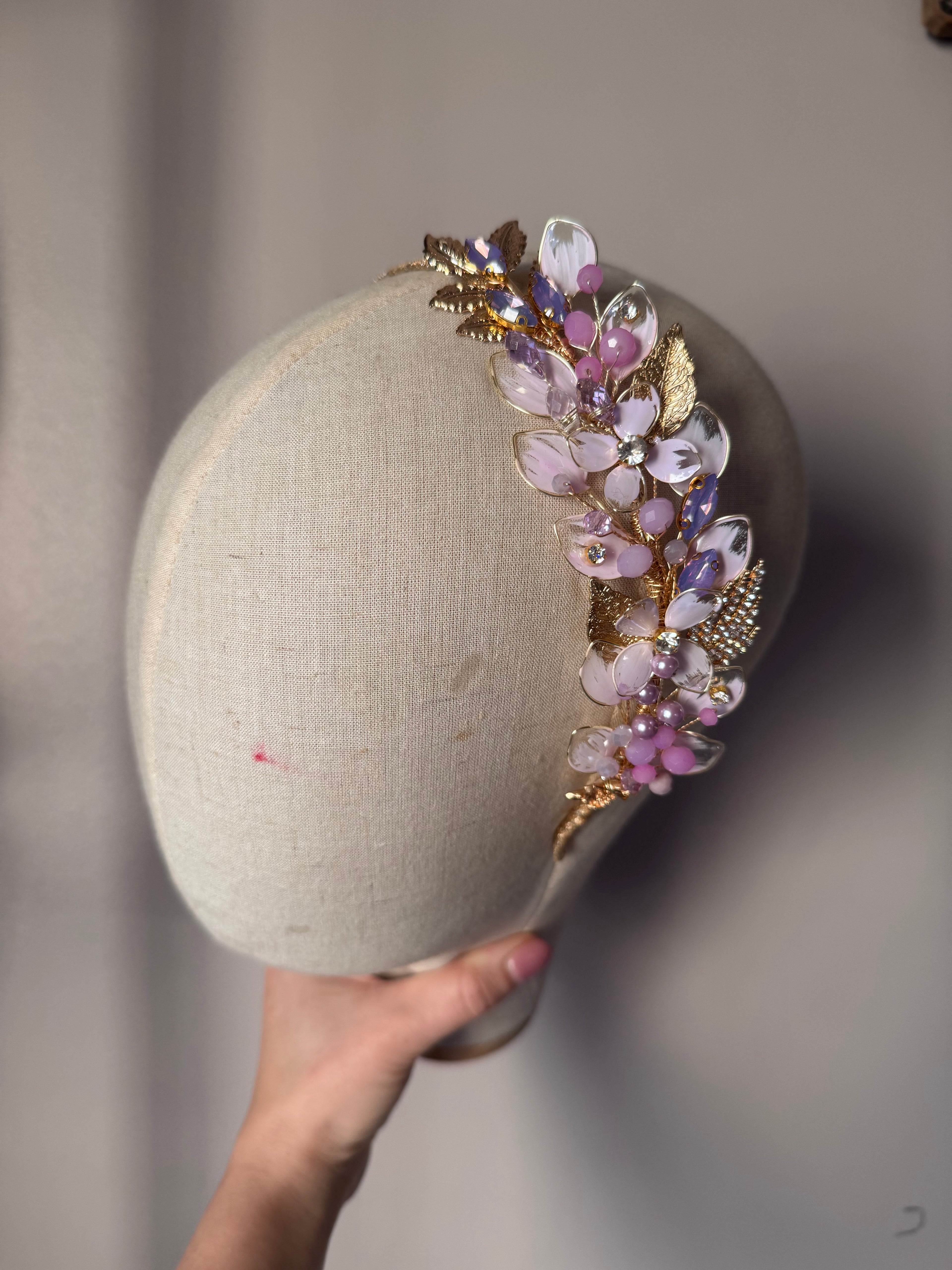 Side-headpieces Precius pearls