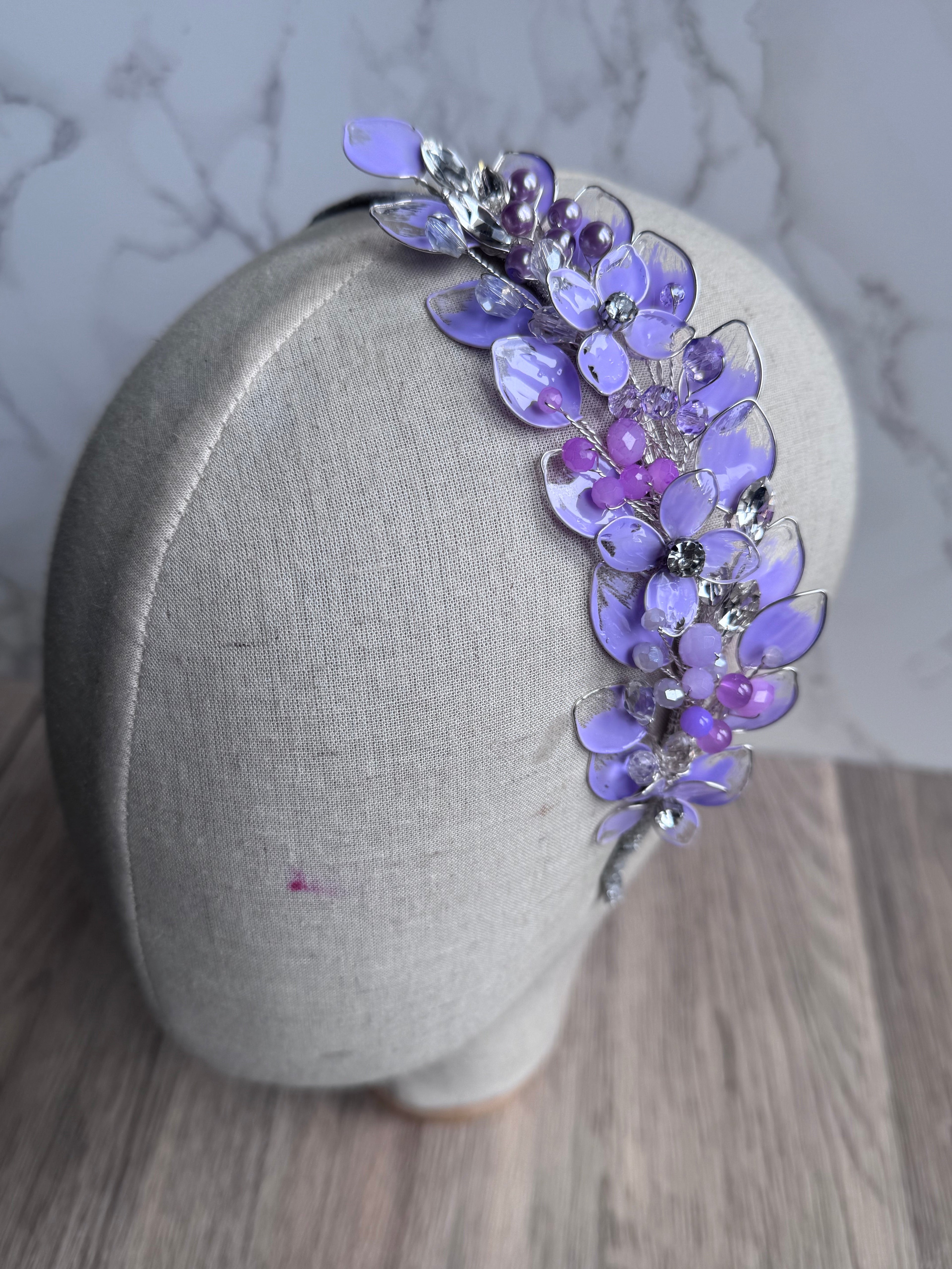 Lilac and Silver Lilac and Silver Precius pearls