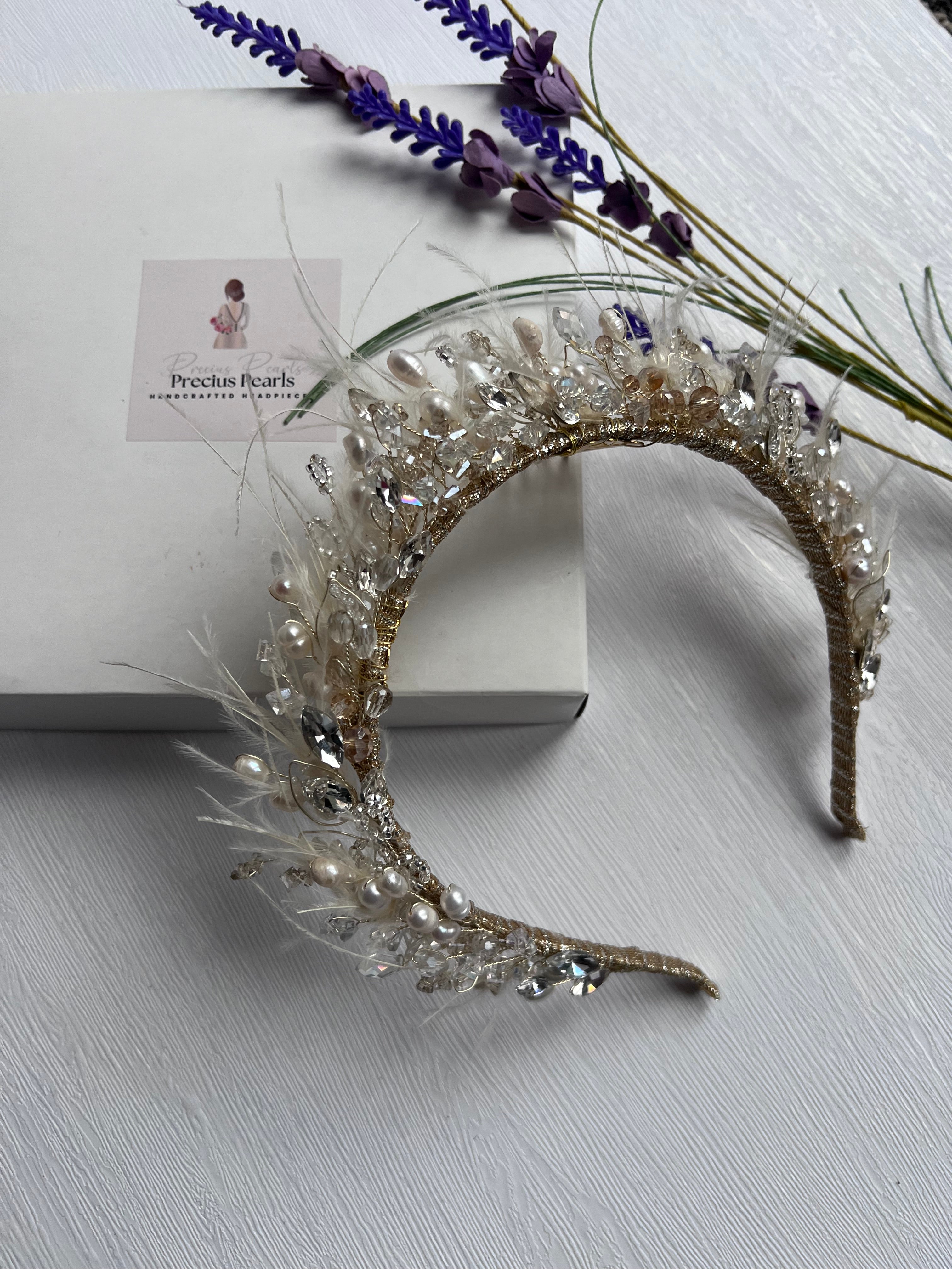 Alice Flower Tiara Full Crown™ Alice Flower Tiara Full Crown™ Precius pearls