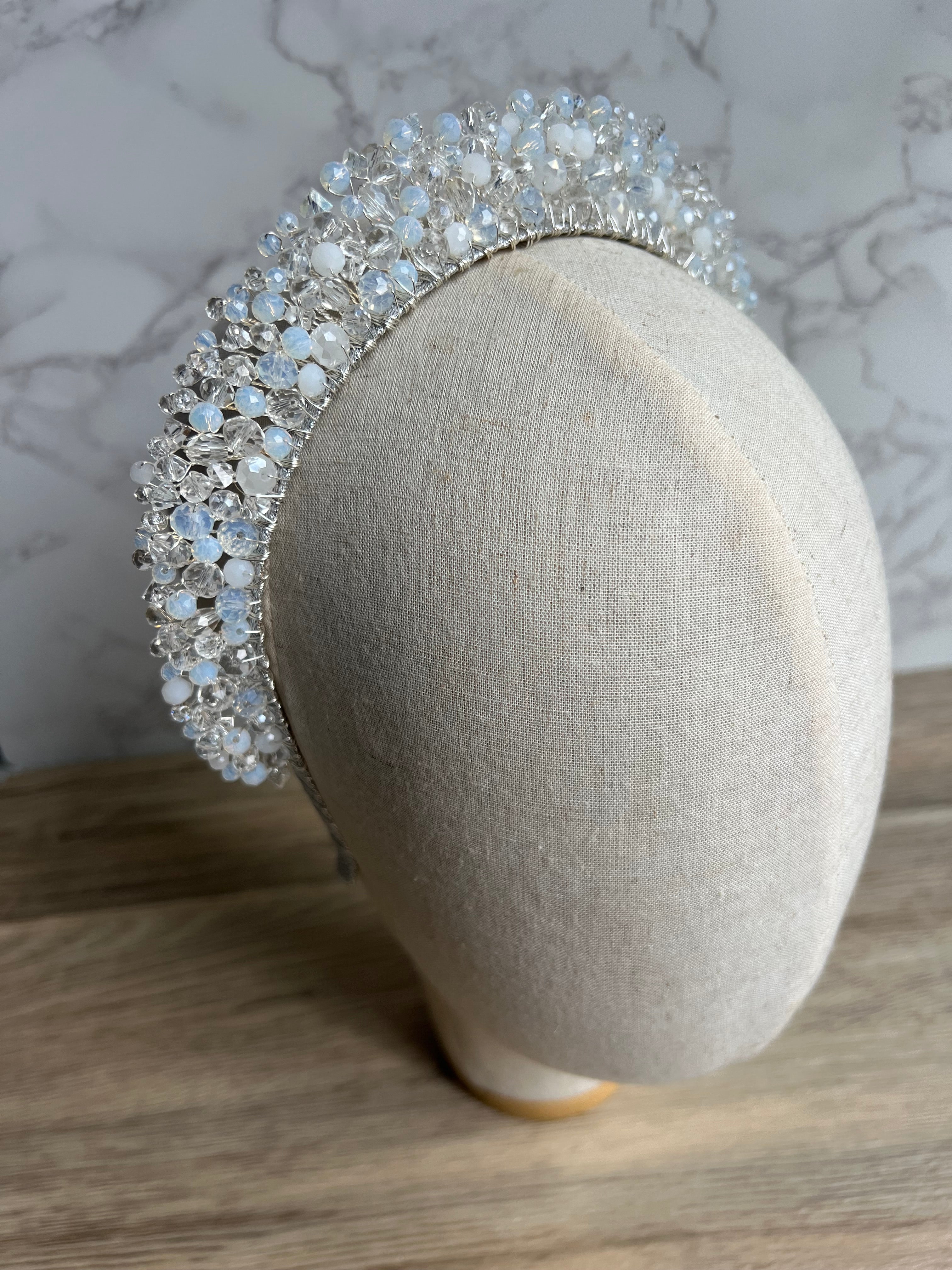 Opal Crystal Crown Opal Crystal Crown Precius pearls