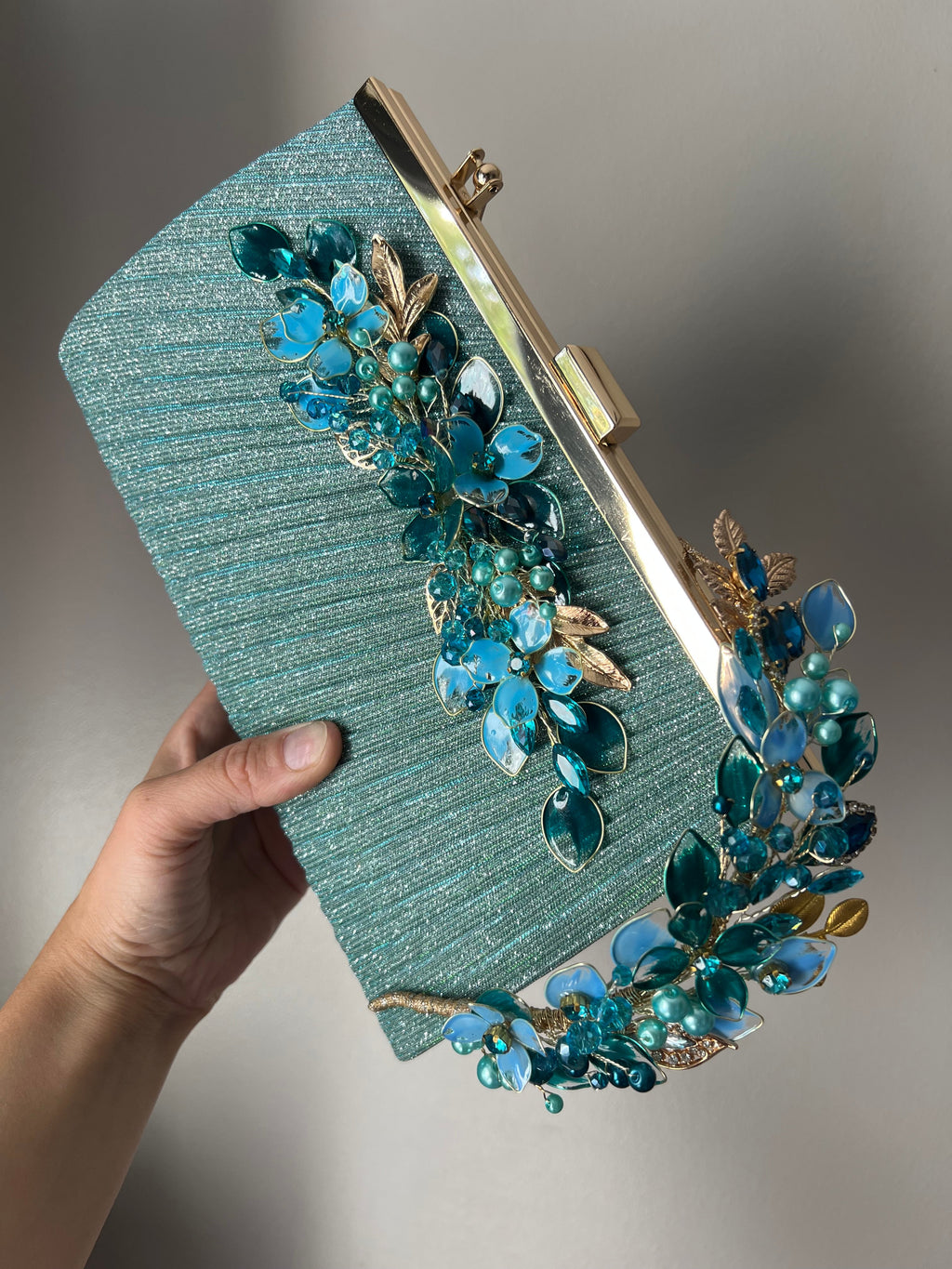 Light blue & Teal Light blue & Teal Precius pearls