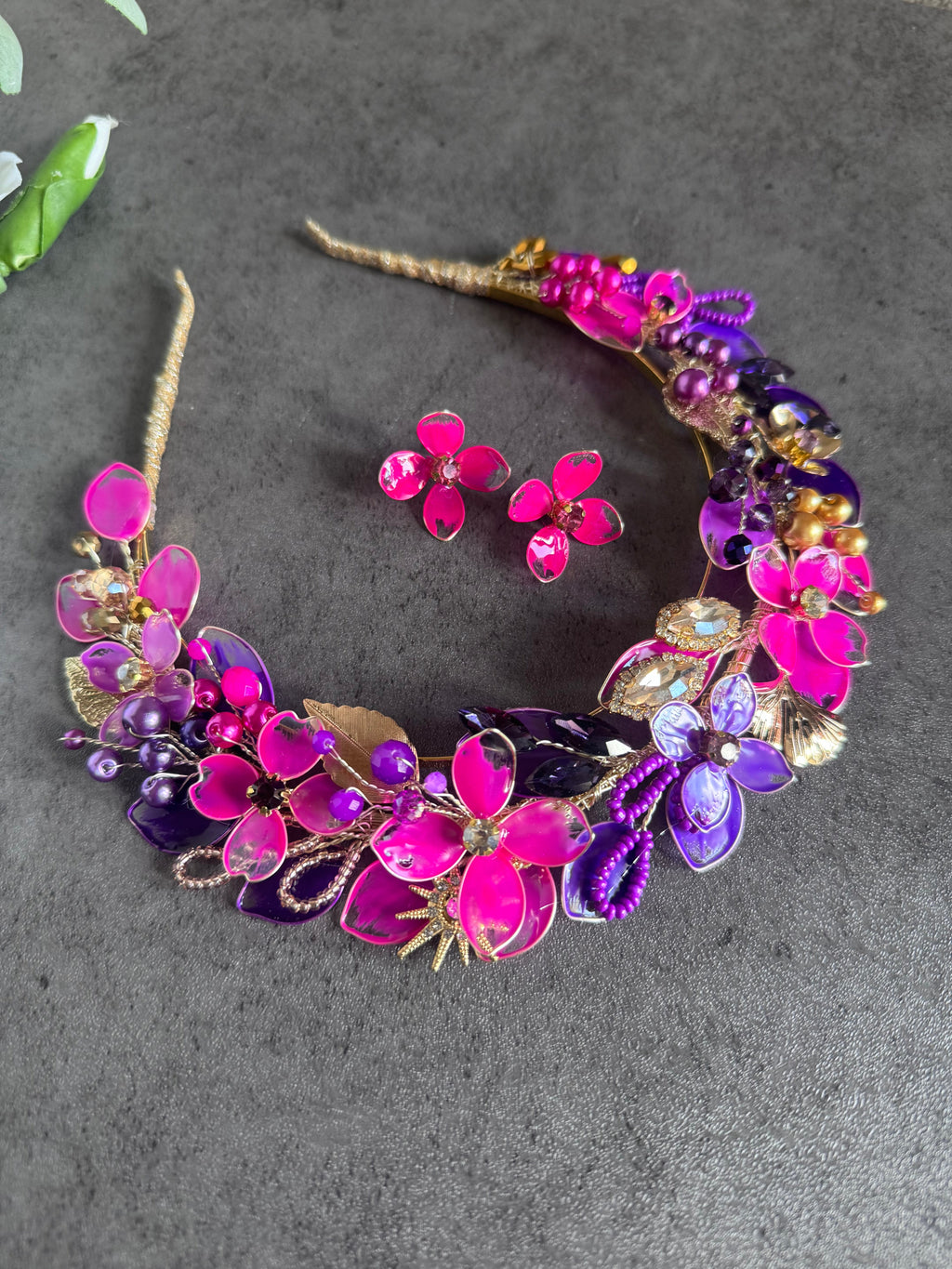 Magenta and Purple Magenta and Purple Precius pearls
