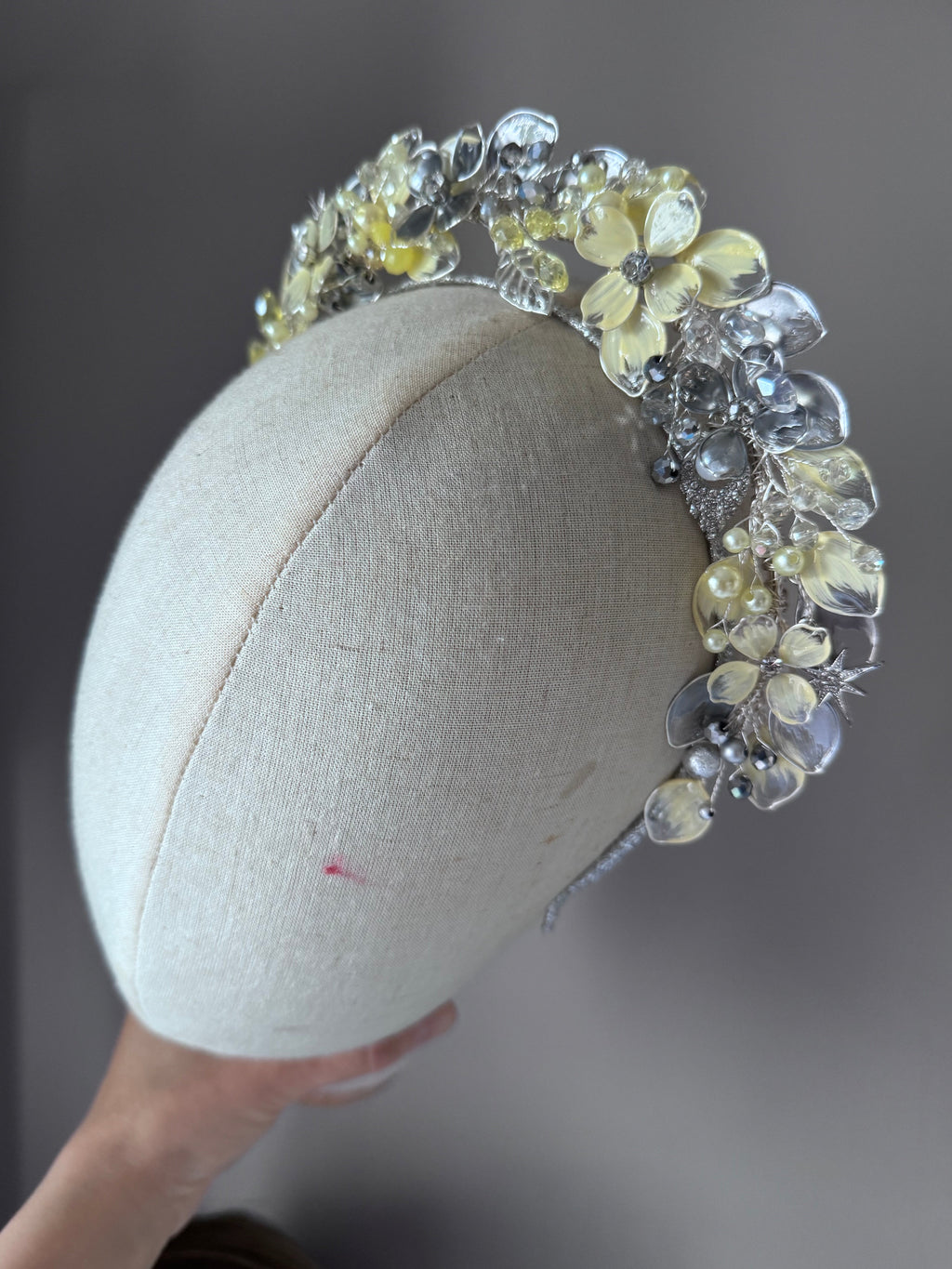 Yellow and Silver Yellow and Silver Precius pearls