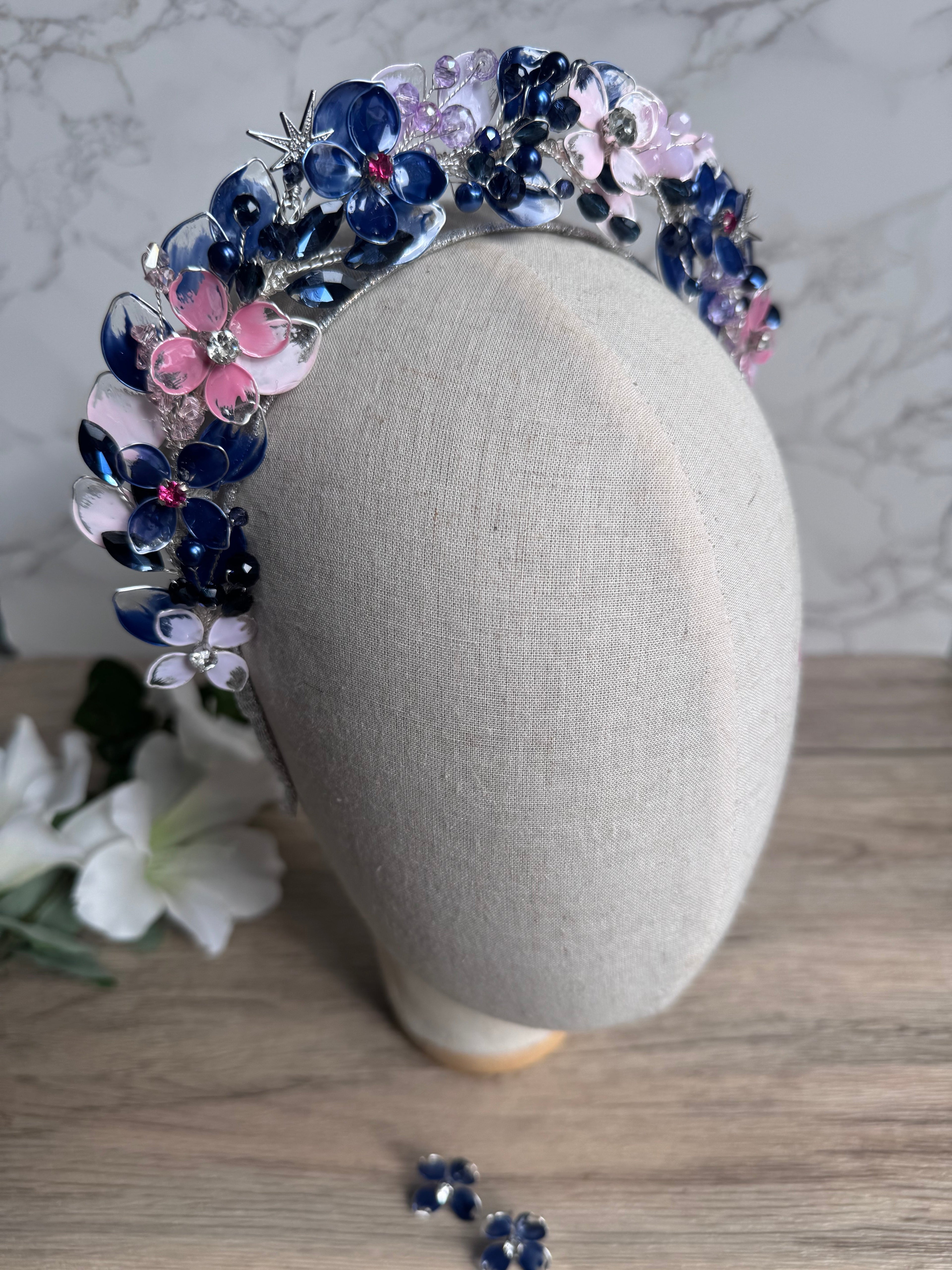 Navy, Rose and Lilac Navy, Rose and Lilac Precius pearls