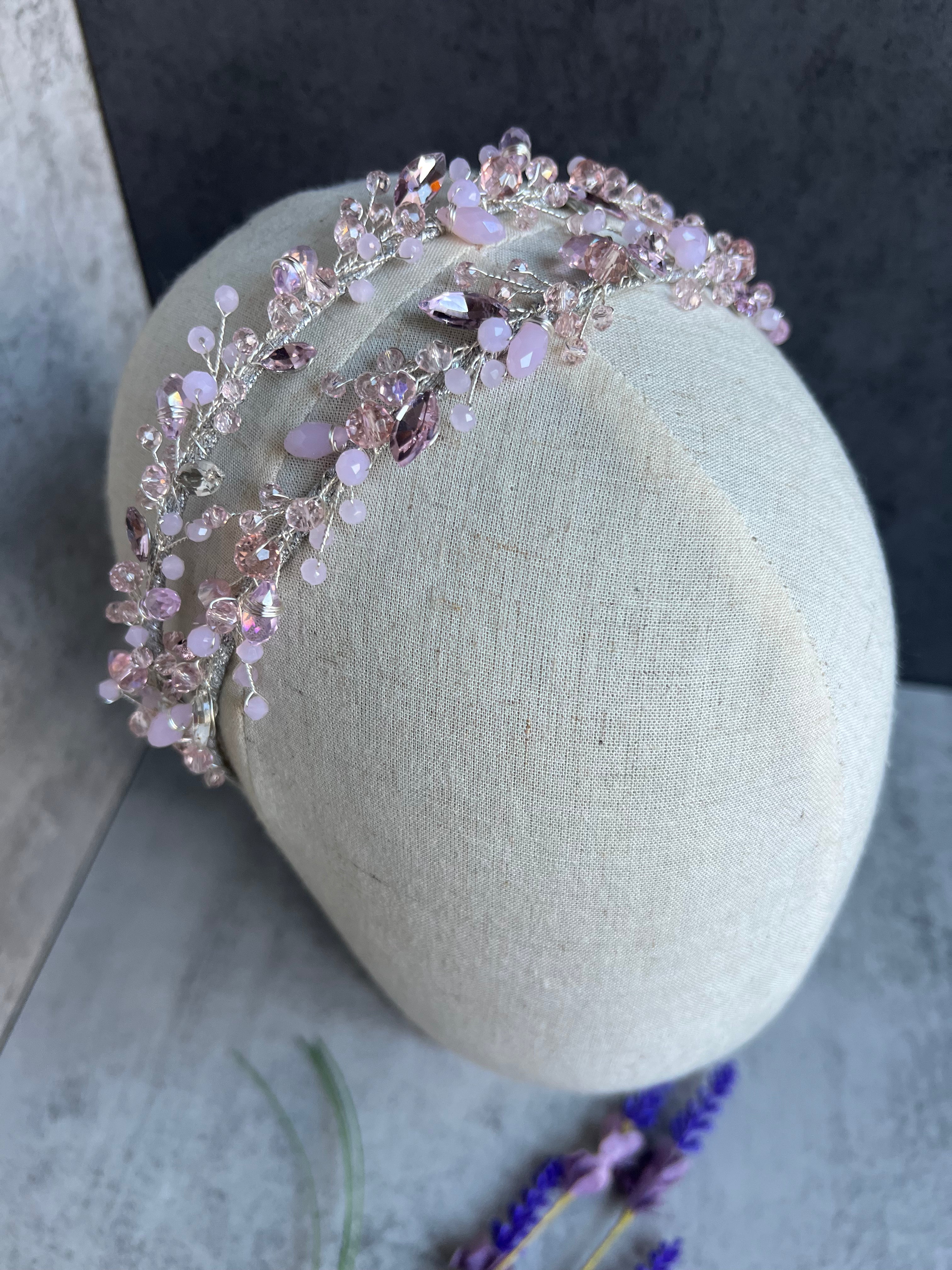Bella Double bridal crown Bella Double bridal crown Precius pearls