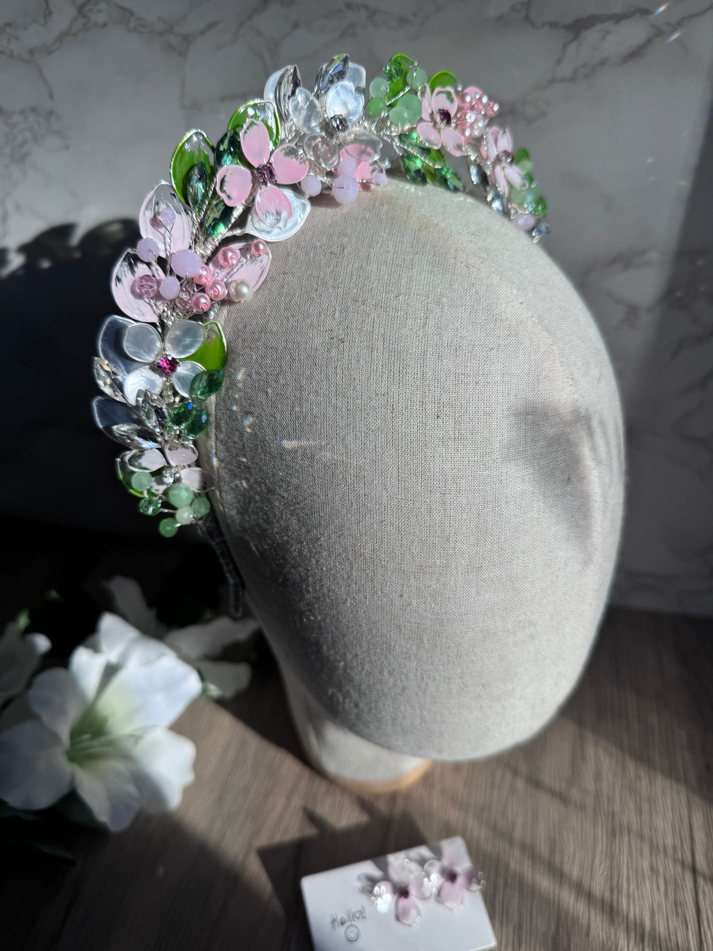 Light pink and Green Light pink and Green Precius pearls