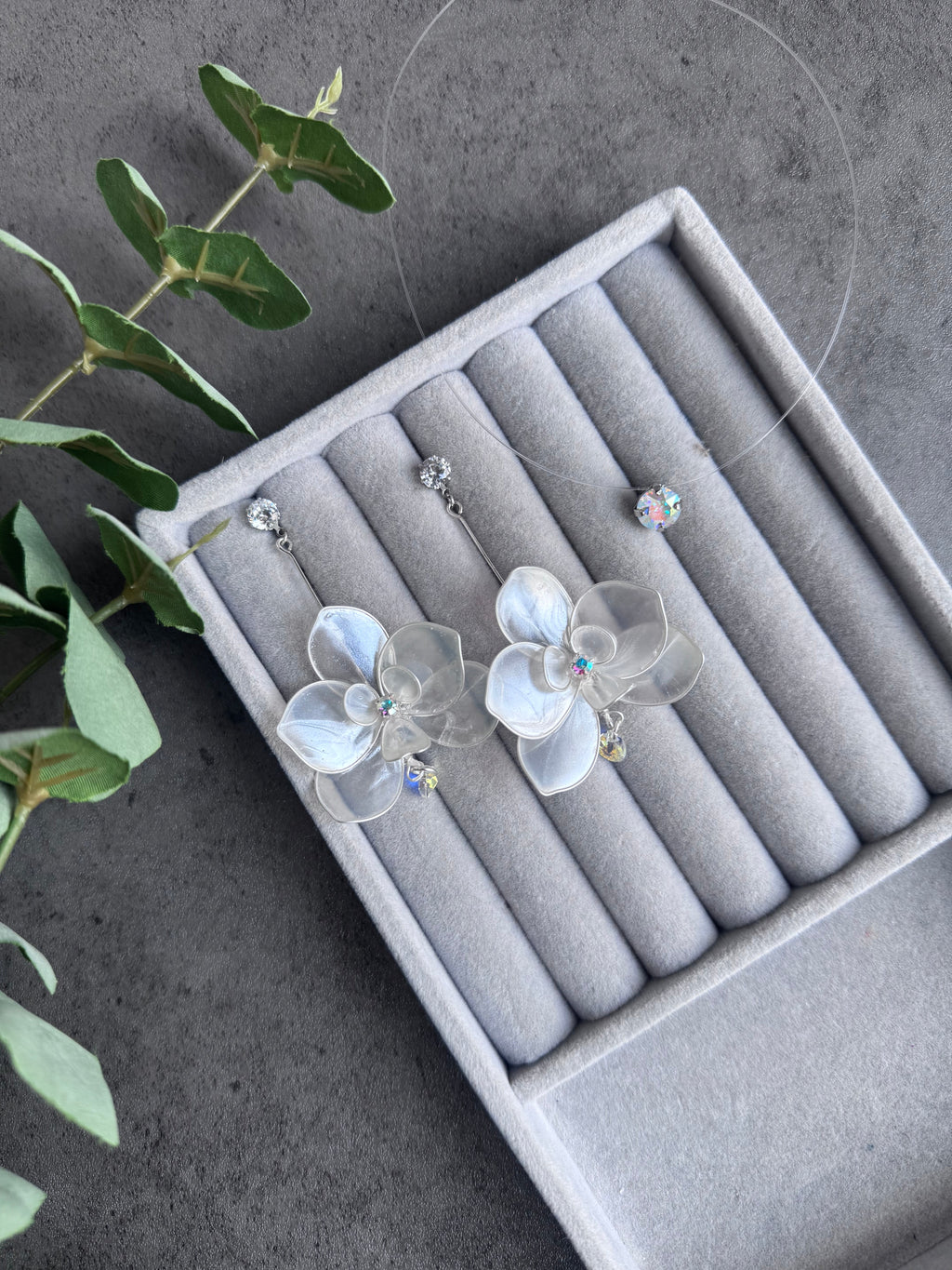 Pearl Orchid Drop Earrings Pearl Orchid Drop Earrings Precius pearls