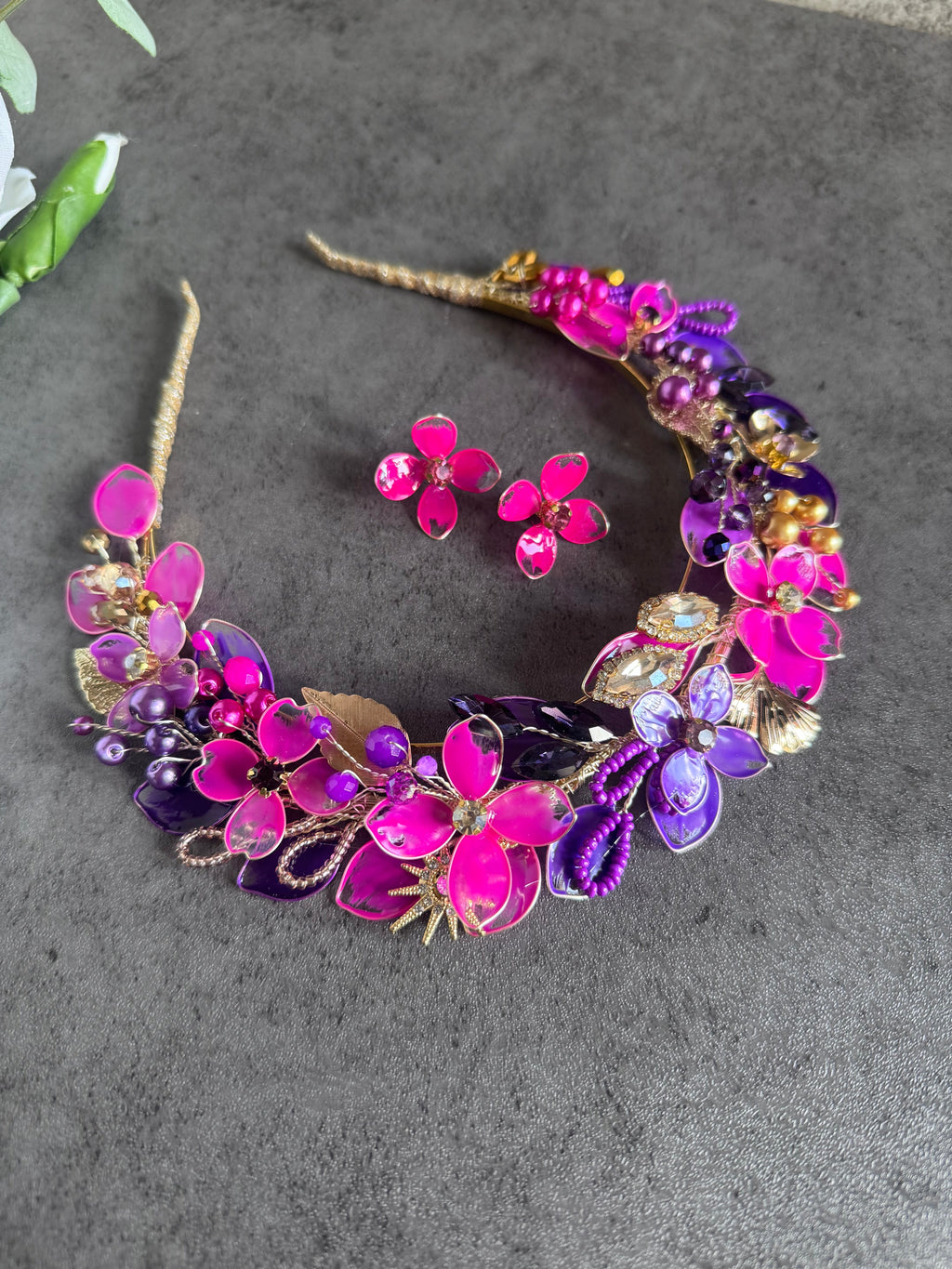 Magenta and Purple Magenta and Purple Precius pearls