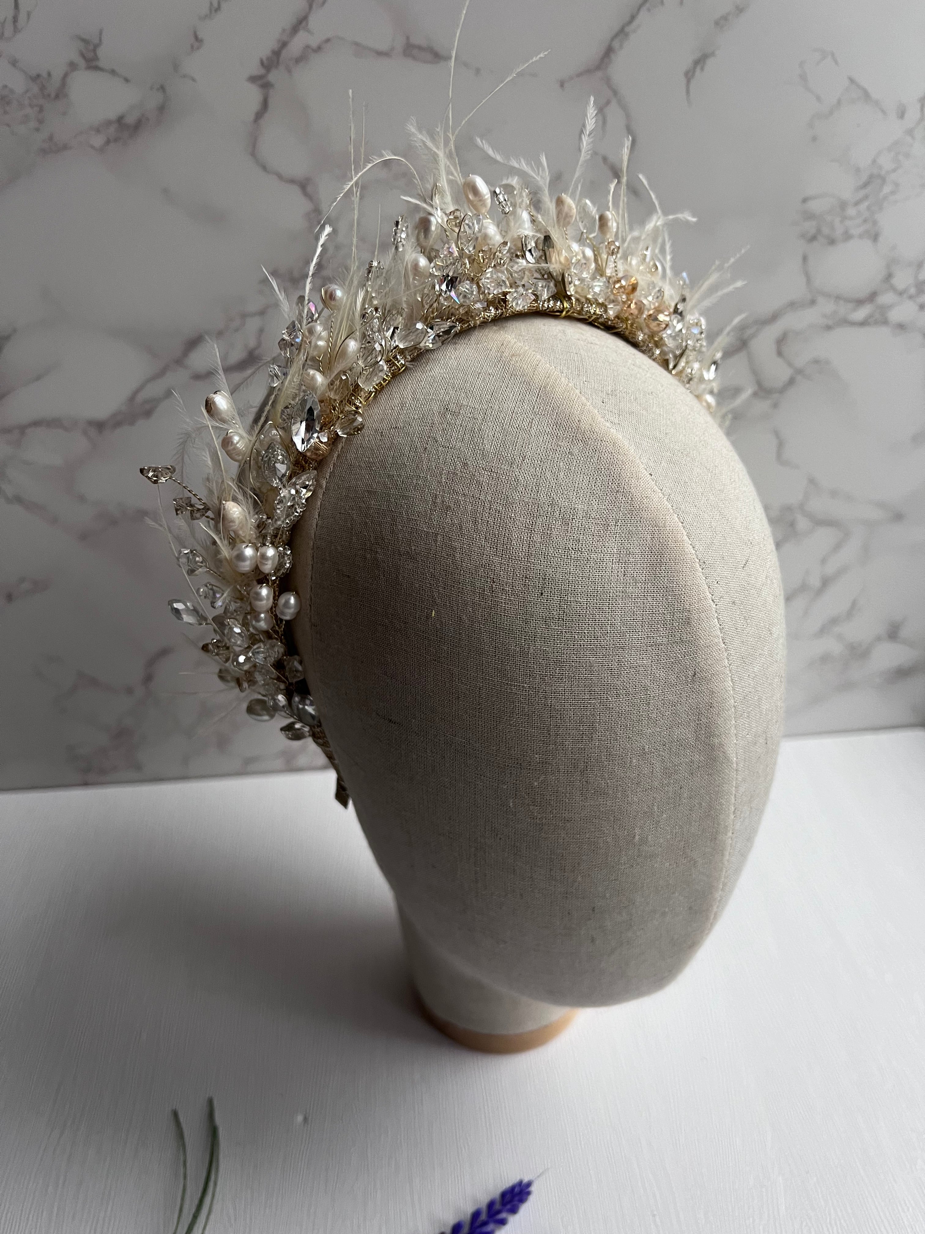 Alice Flower Tiara Full Crown™ Alice Flower Tiara Full Crown™ Precius pearls