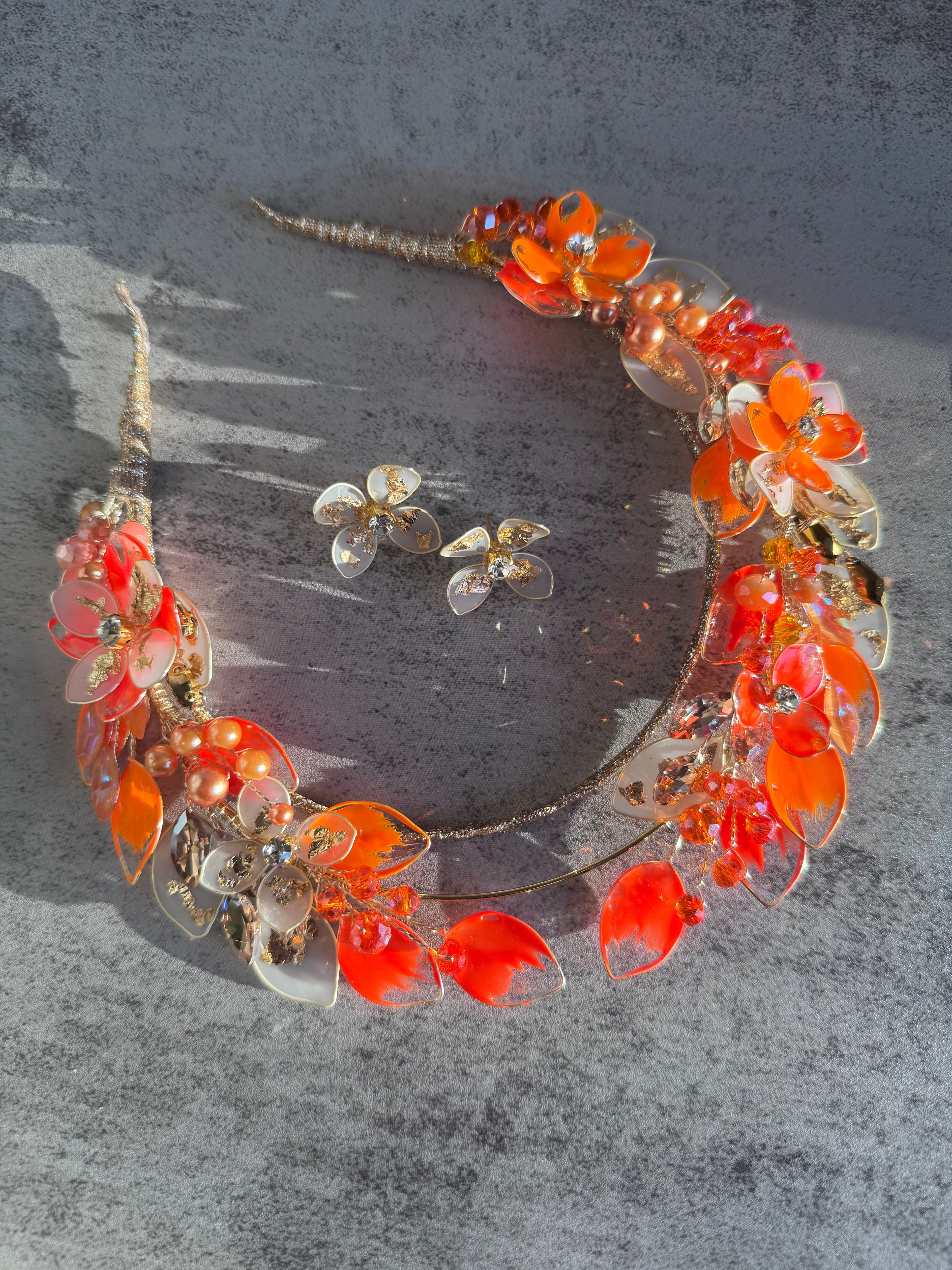 Orange and Gold Orange and Gold Precius pearls