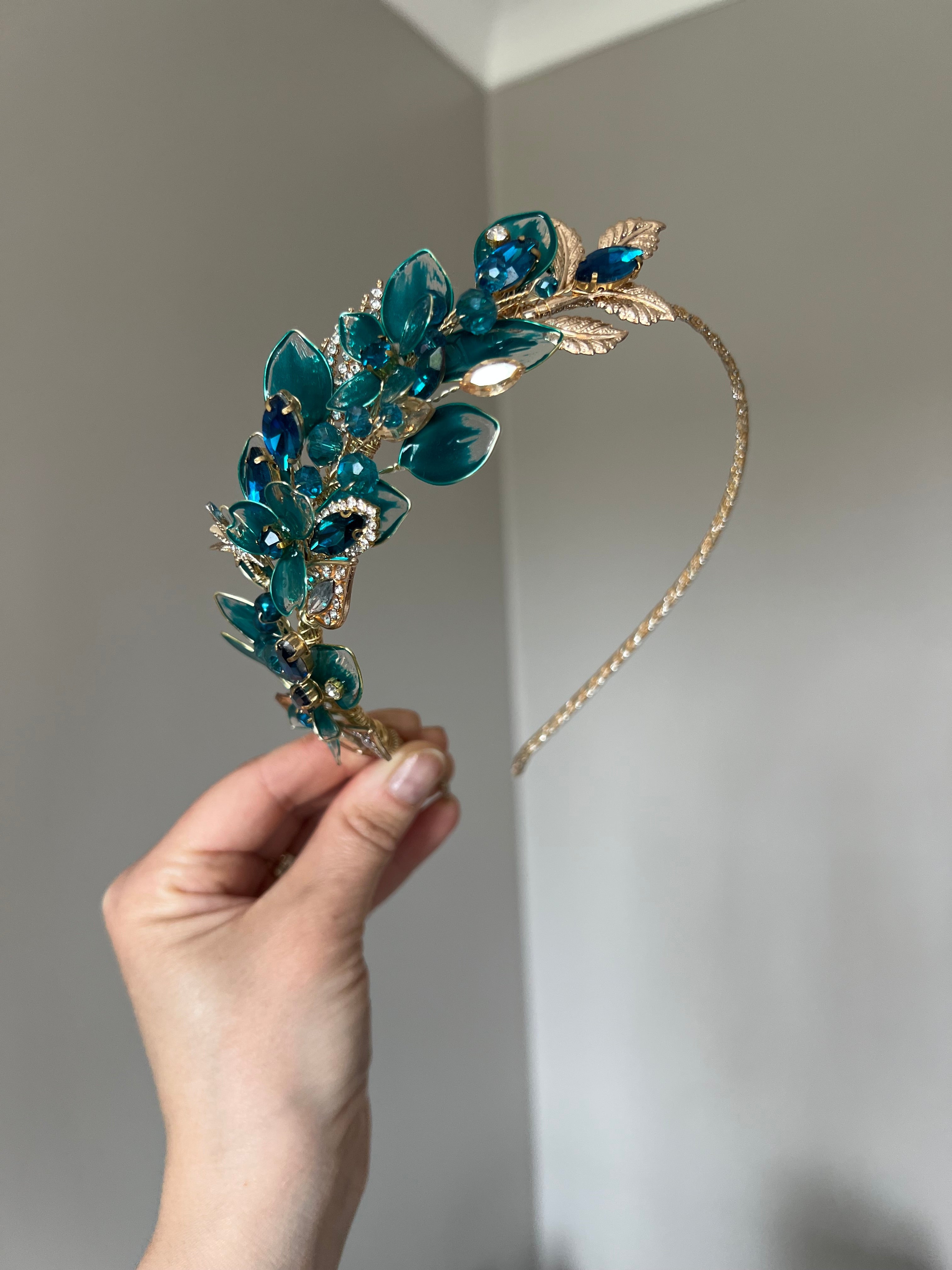 Teal Teal Precius pearls