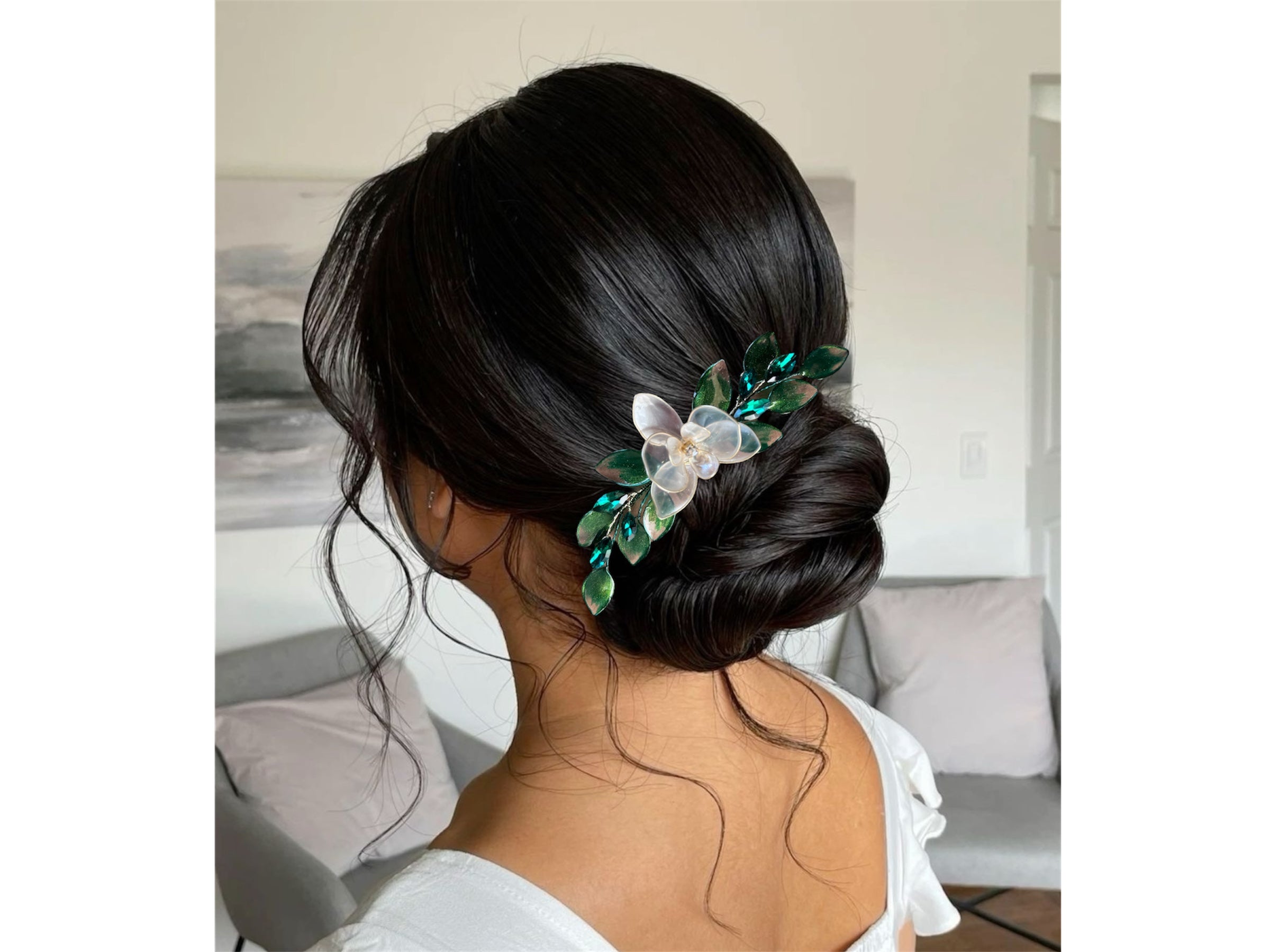 Orchid Comb Orchid Comb Precius pearls