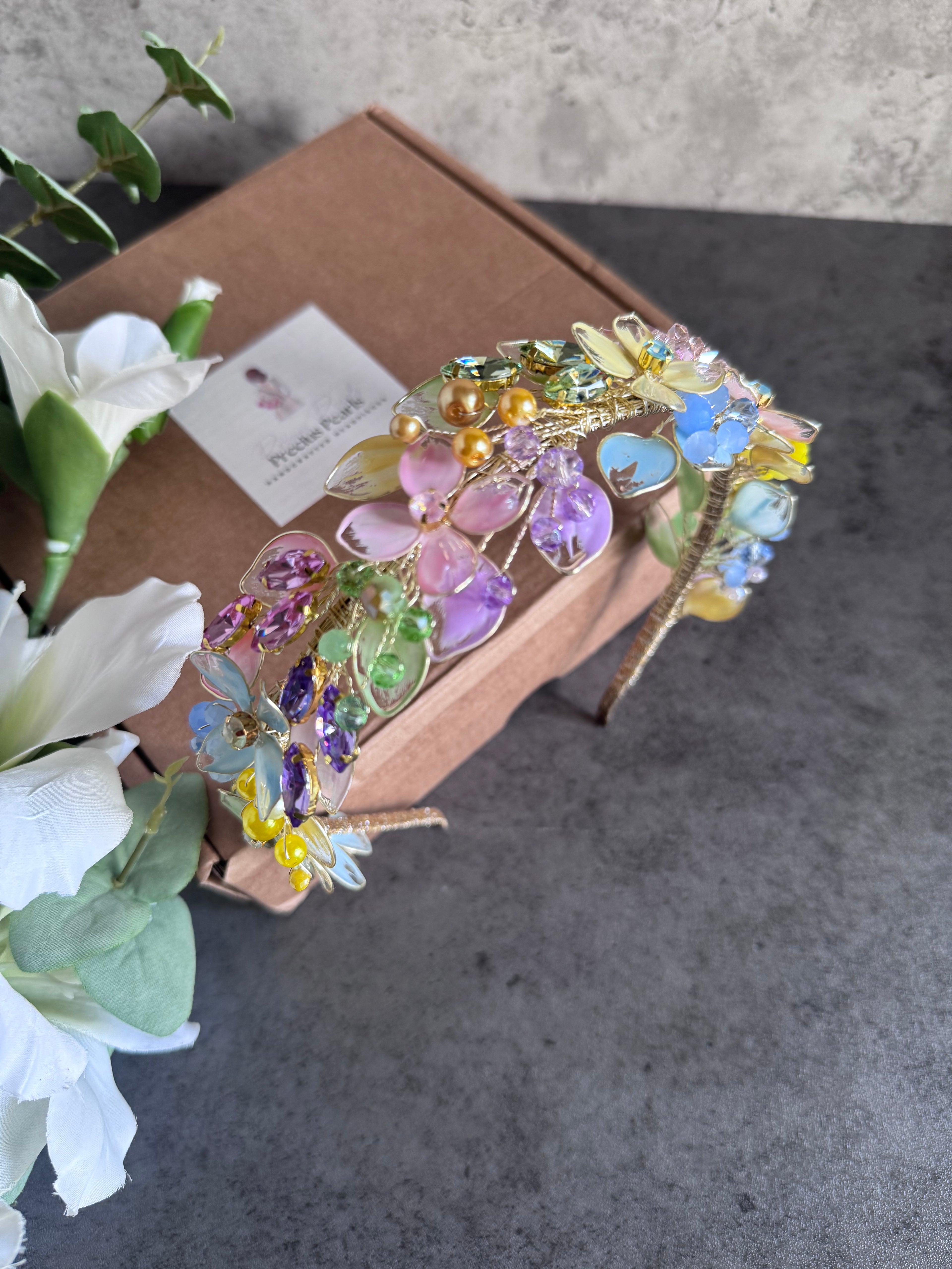 SPRING Wedding guest crown