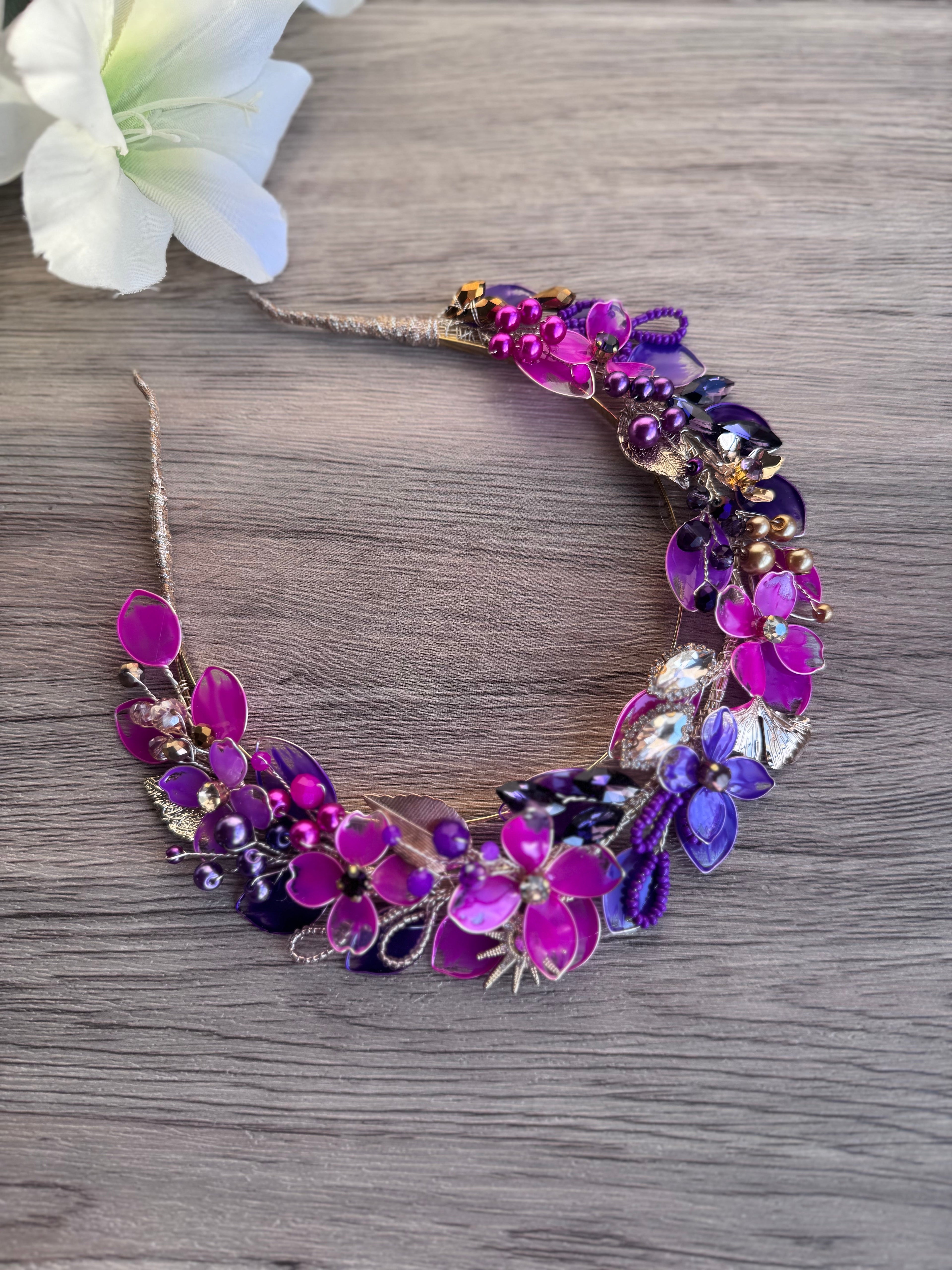 Magenta and Purple Magenta and Purple Precius pearls