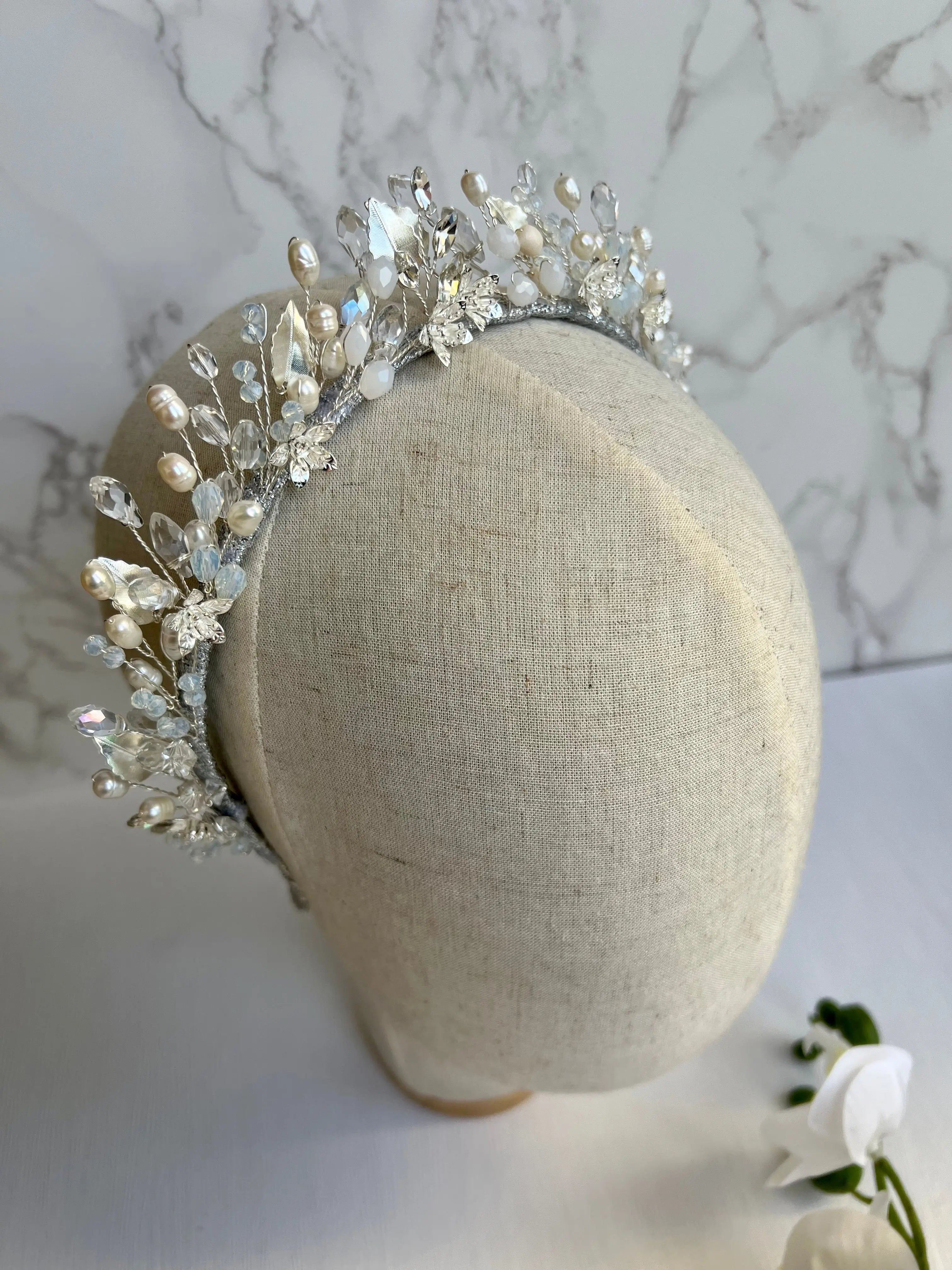 Alice Flower Tiara Full Crown