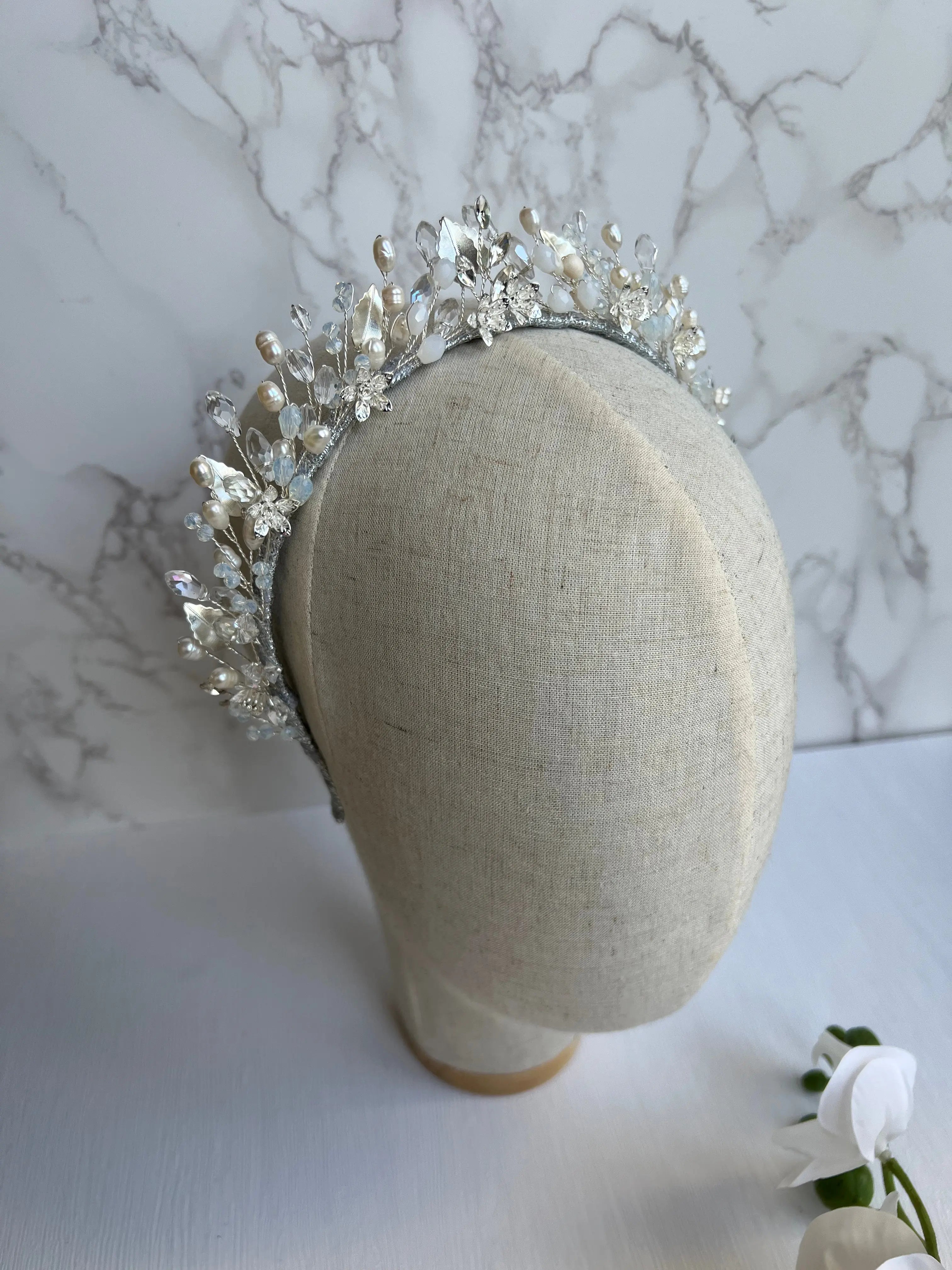 Alice Flower Tiara Full Crown