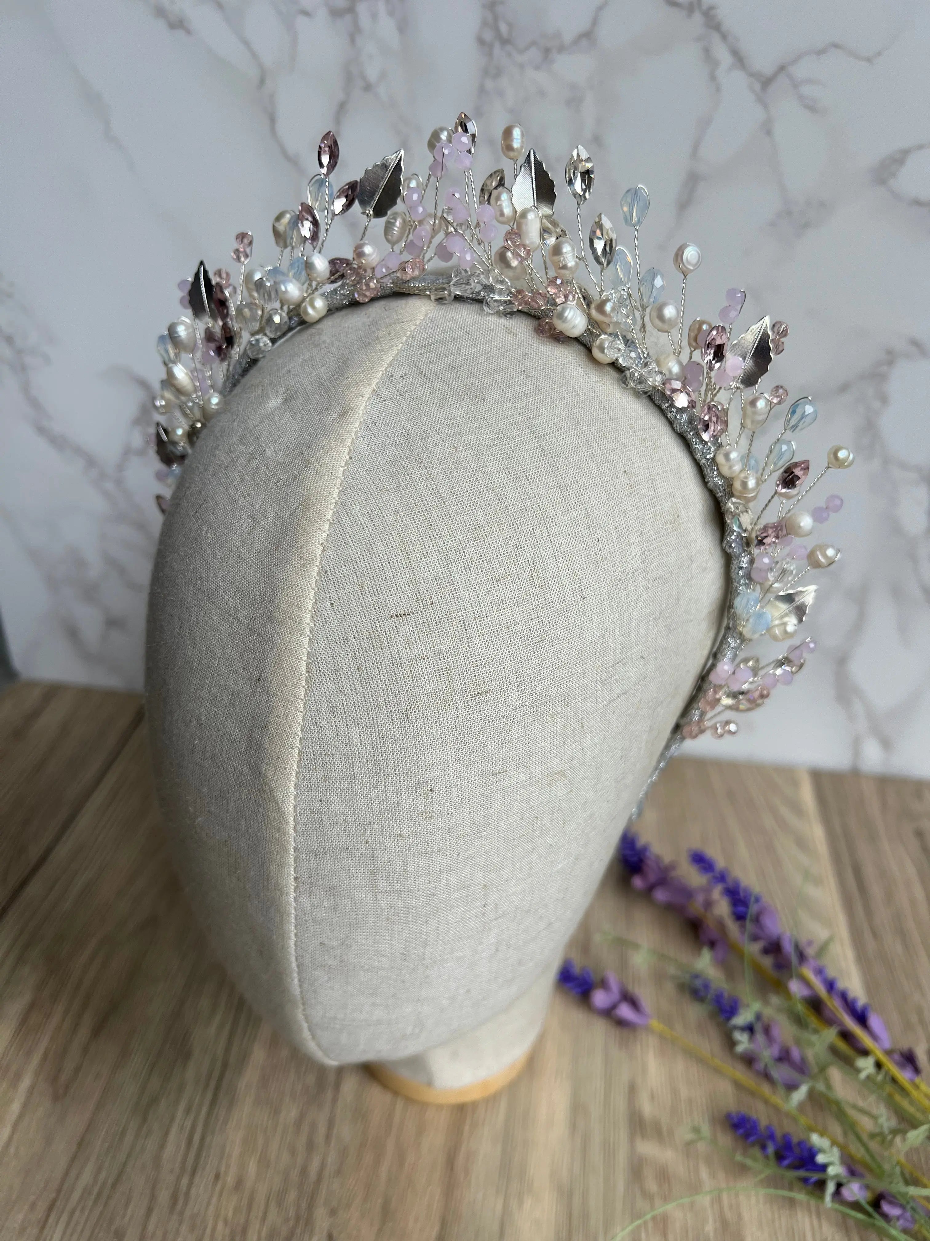 Alice Flower Tiara Full Crown