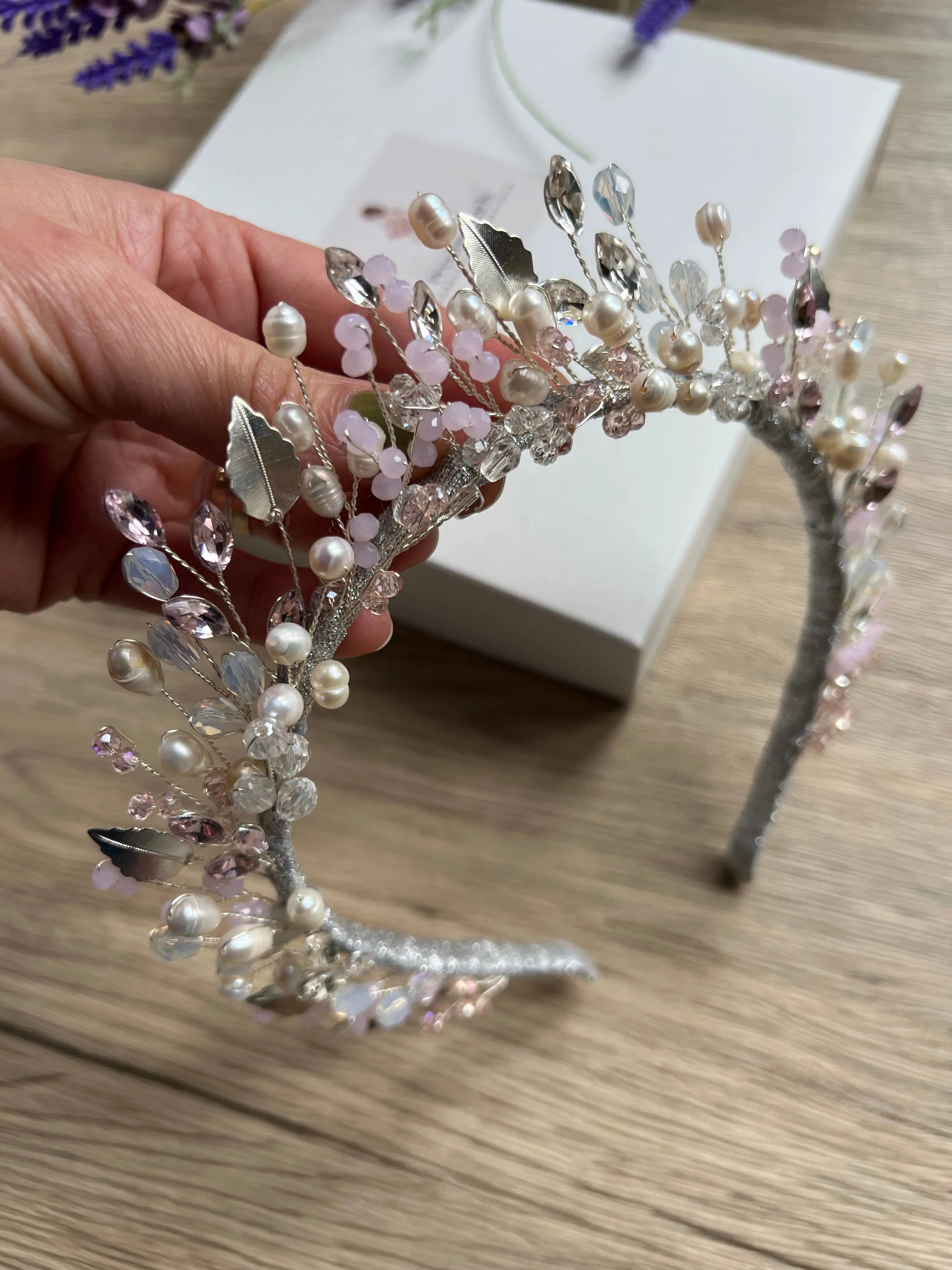 Alice Flower Tiara Full Crown