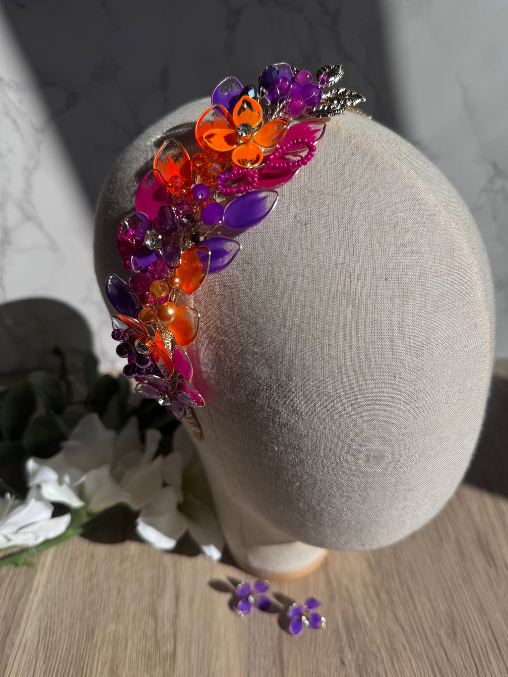 Orange, Fucshia and Purple Orange, Fucshia and Purple Precius pearls