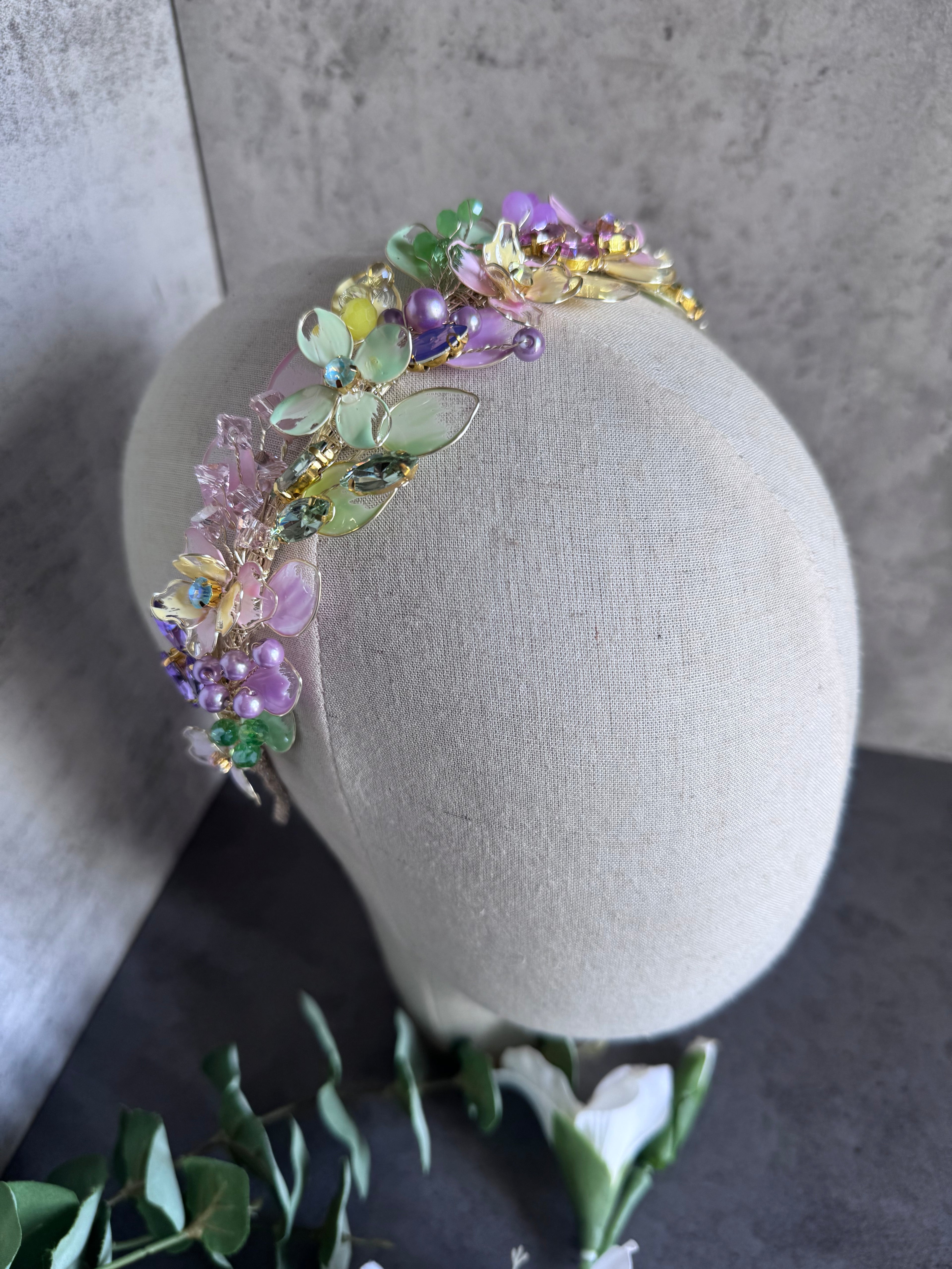 SPRING Wedding guest crown