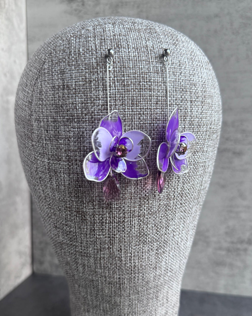 Violet Orchid Dream Earrings Violet Orchid Dream Earrings Precius pearls