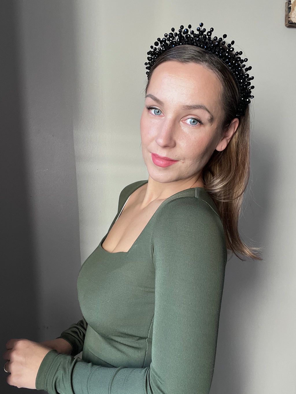 Medium height tiara Medium height tiara Precius pearls