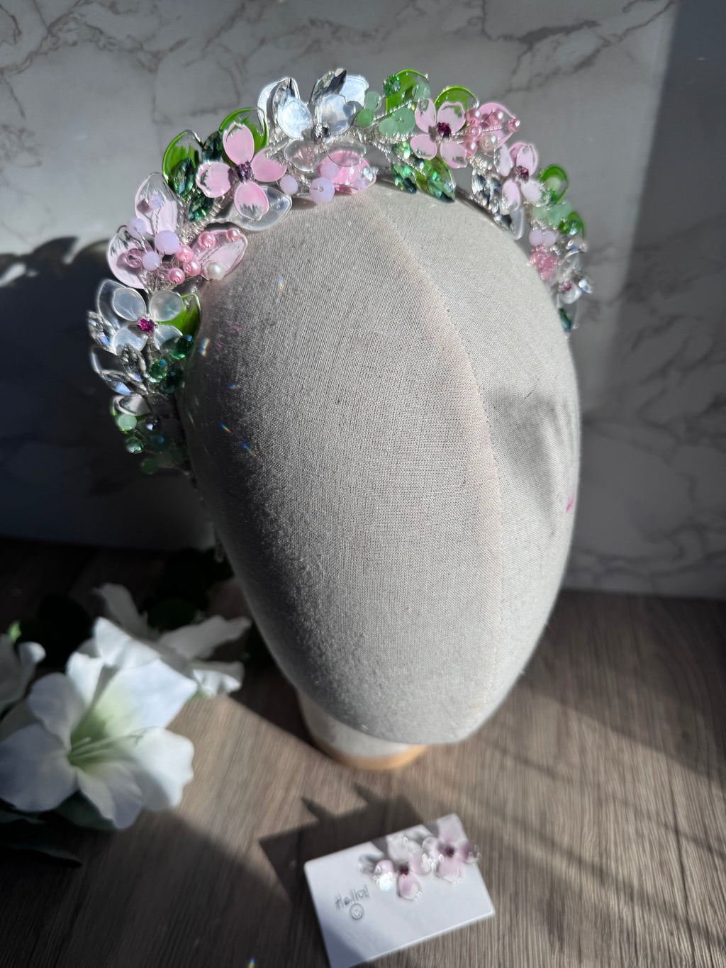 Light pink and Green Light pink and Green Precius pearls