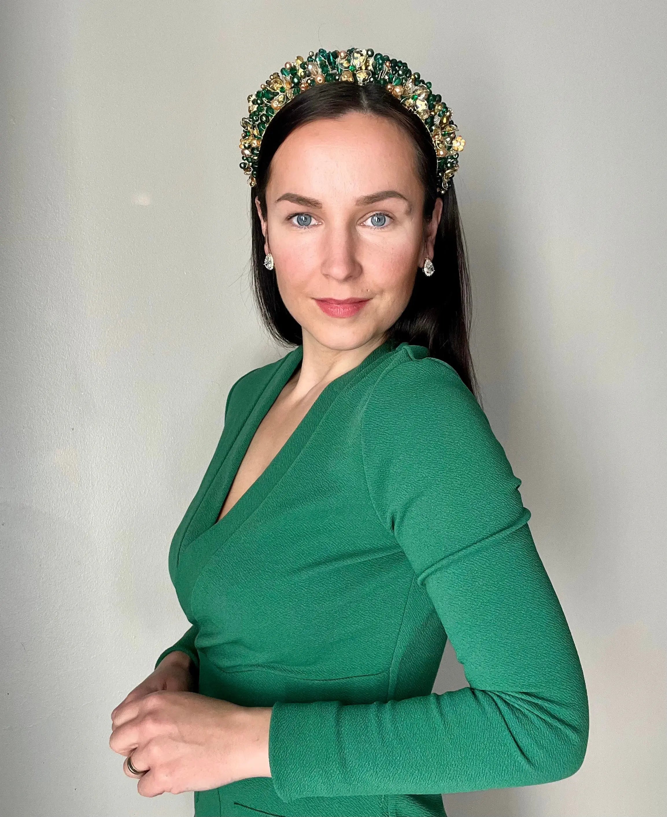 FLORA Emerald Flower Crown