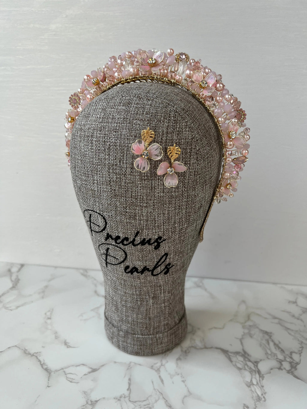 Flora Light Pink Flower Crown