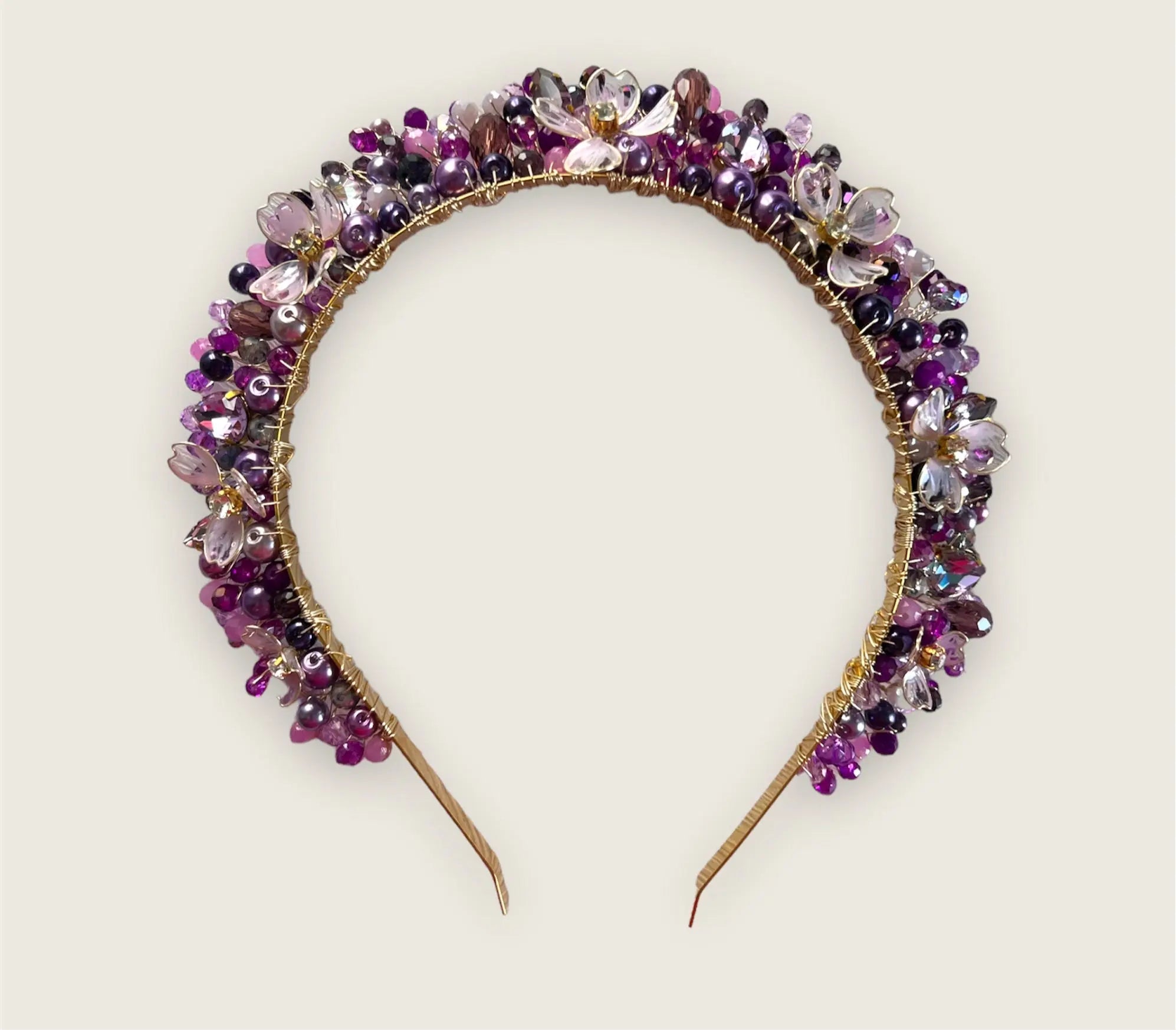Purple Flower Crown