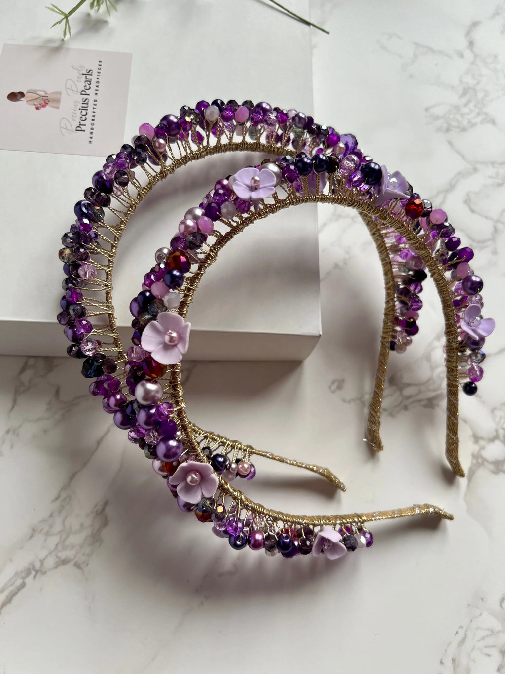 Purple headband