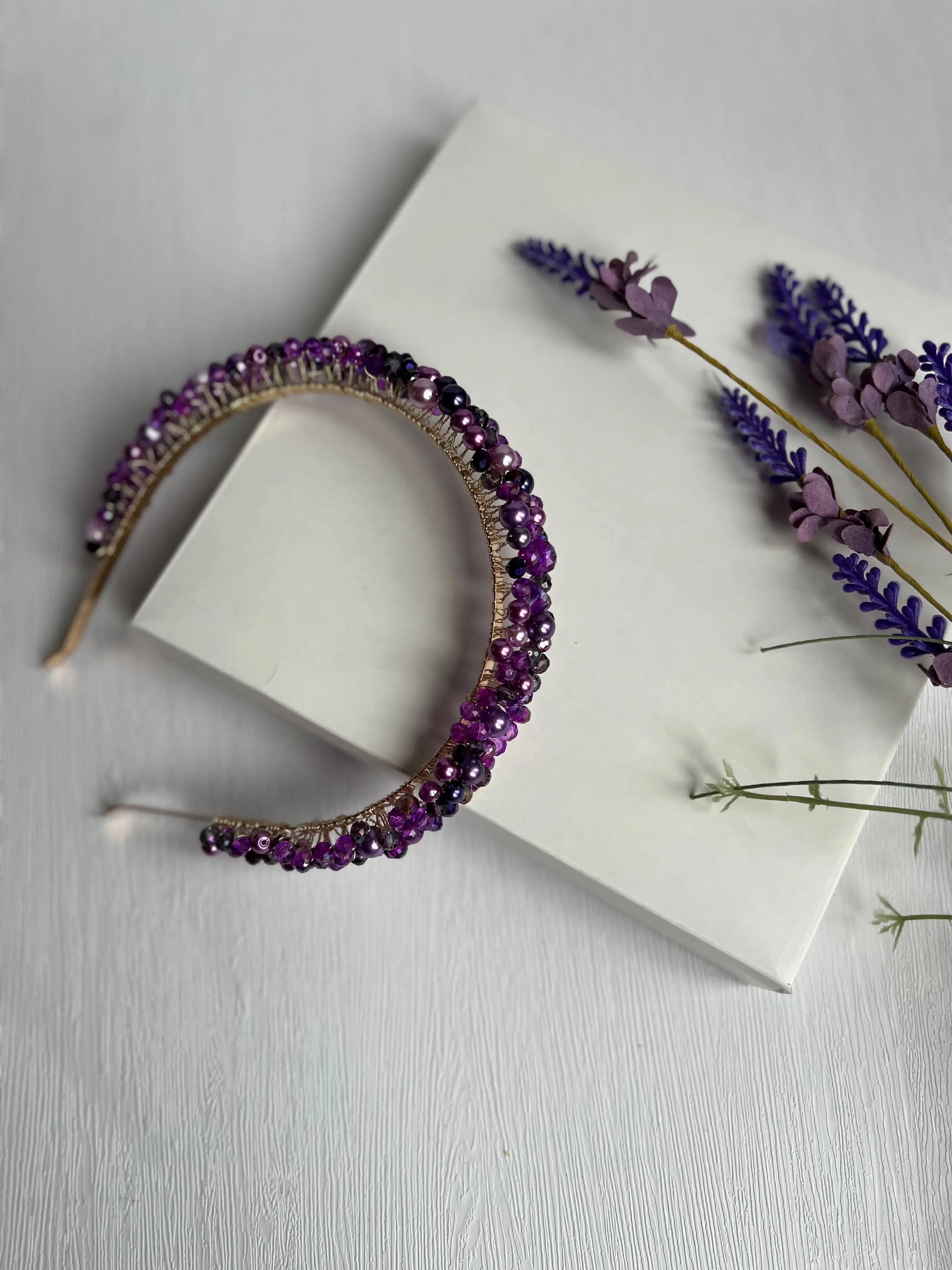 Purple headband