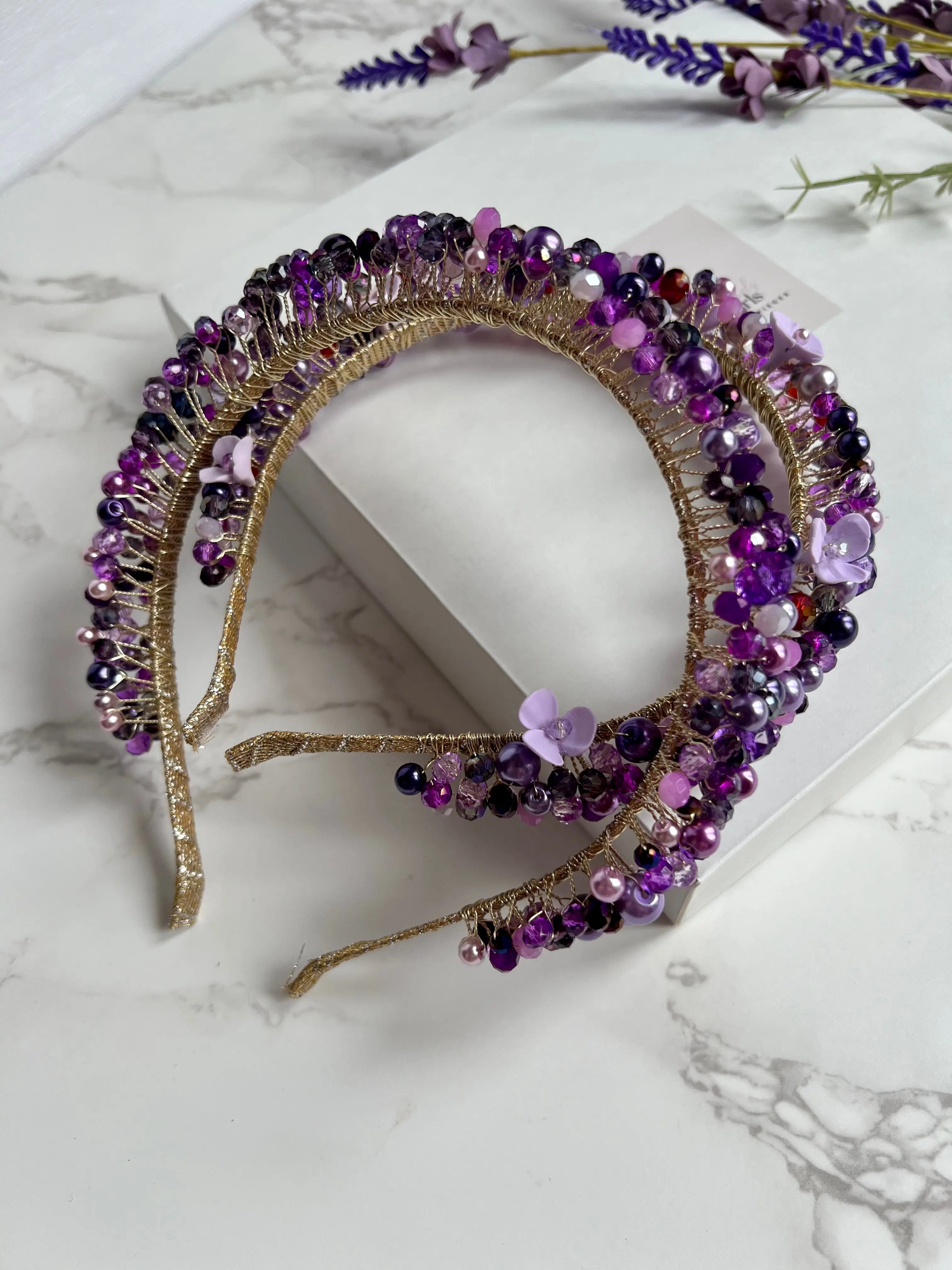 Purple headband