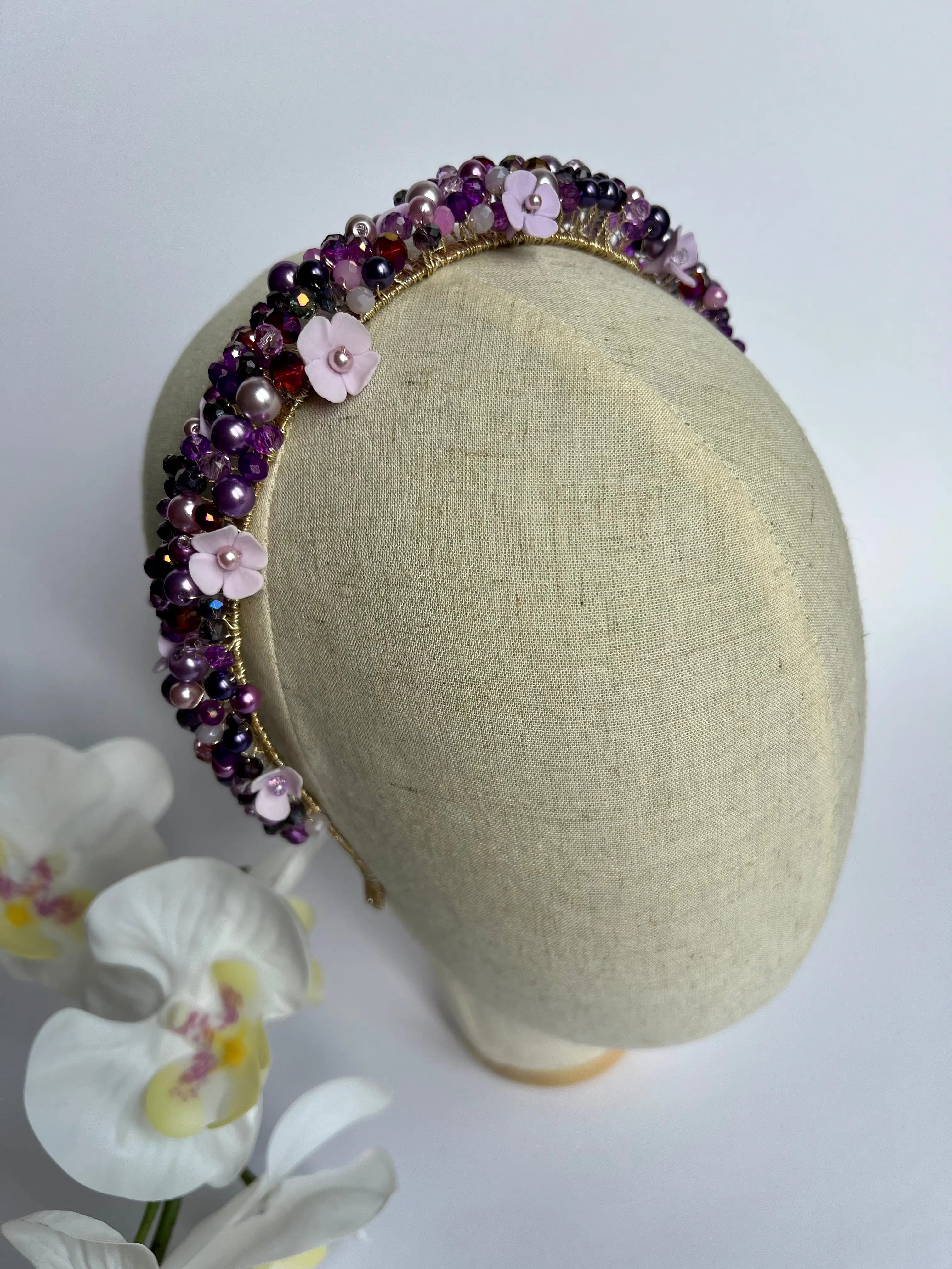 Purple headband