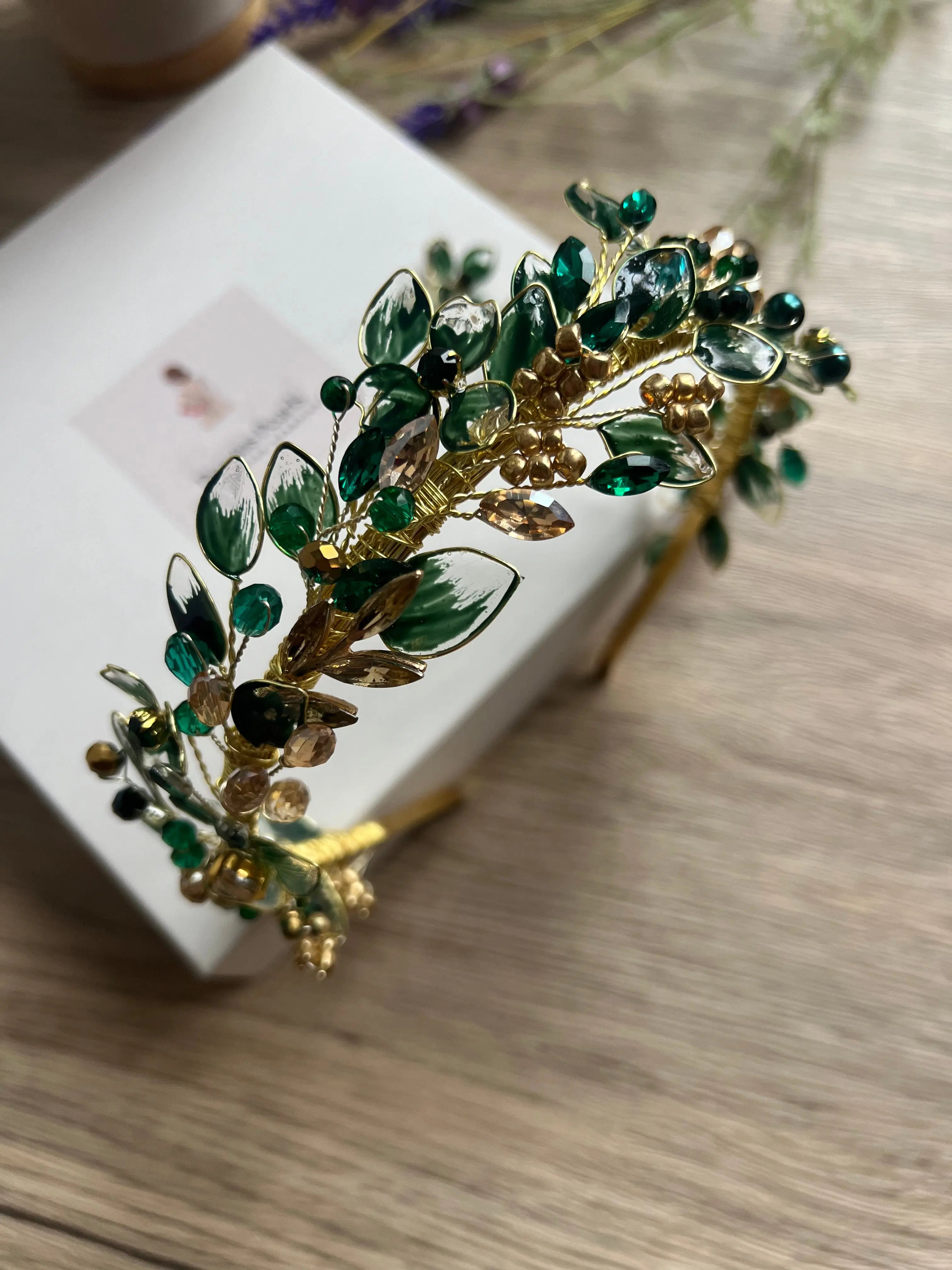 Stunning Green and Gold Stunning Green and Gold Precius pearls