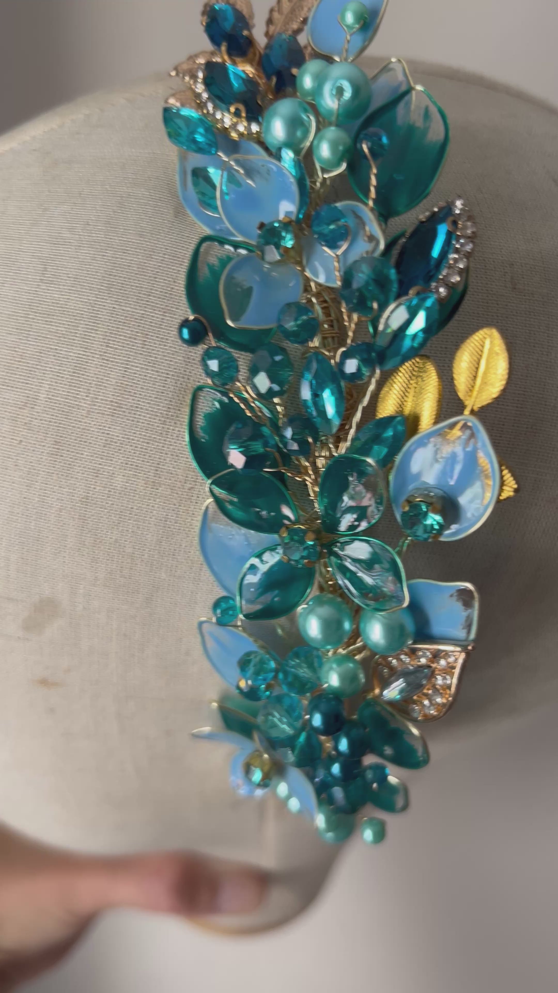 Teal and Blue
