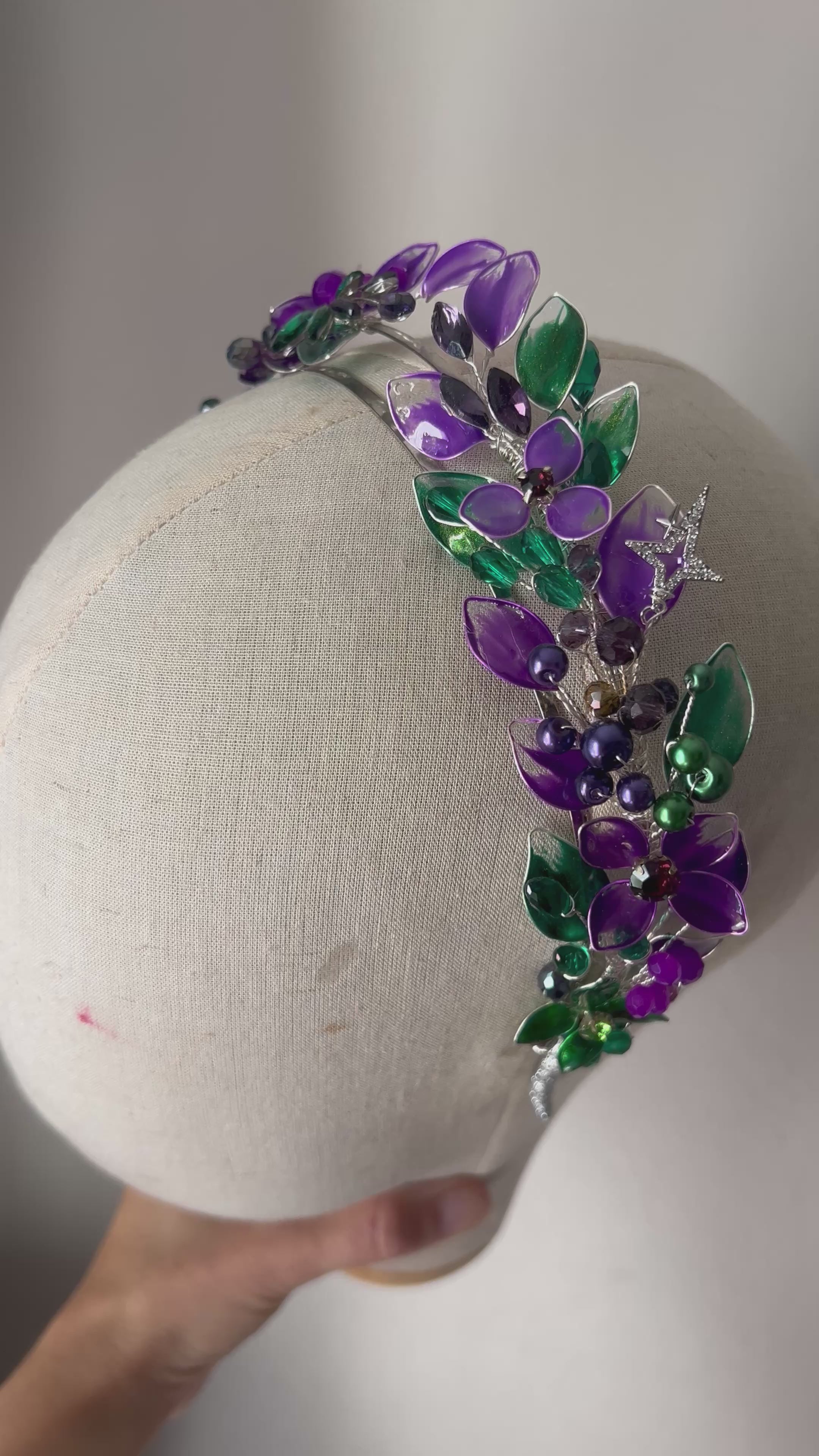 Purple and Green