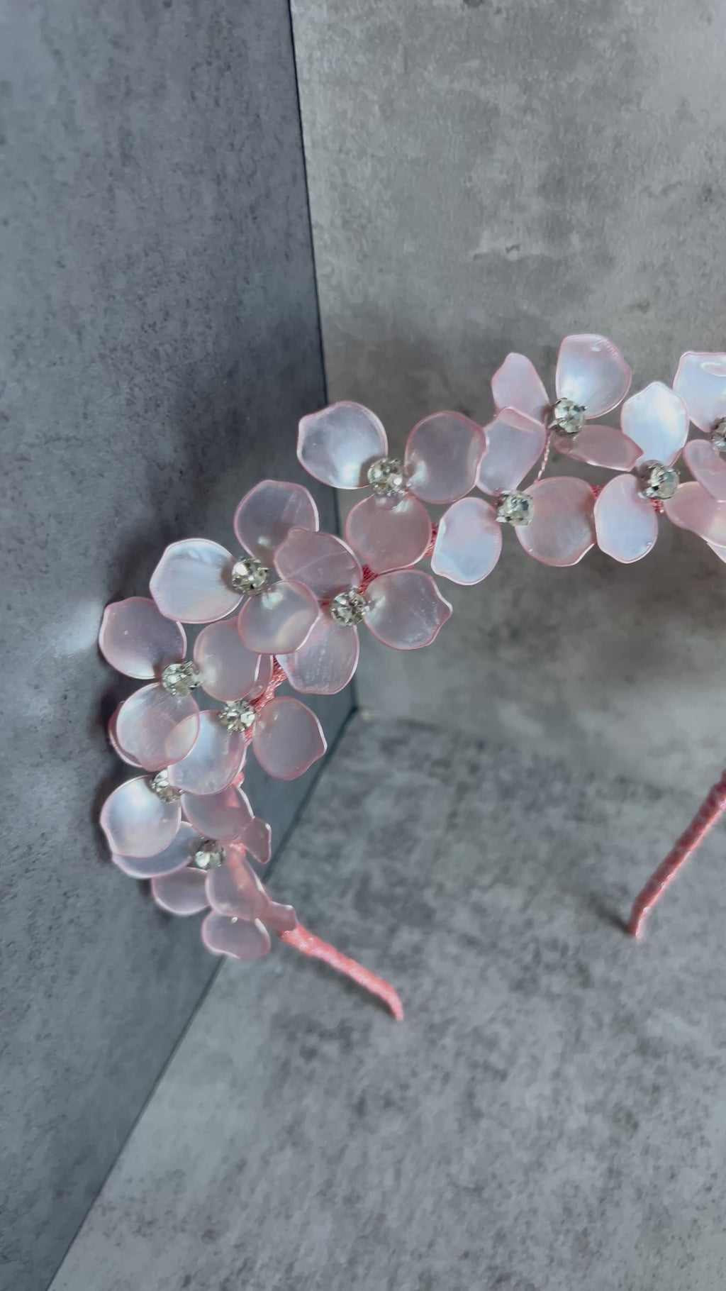Rose Gold Flower Crown