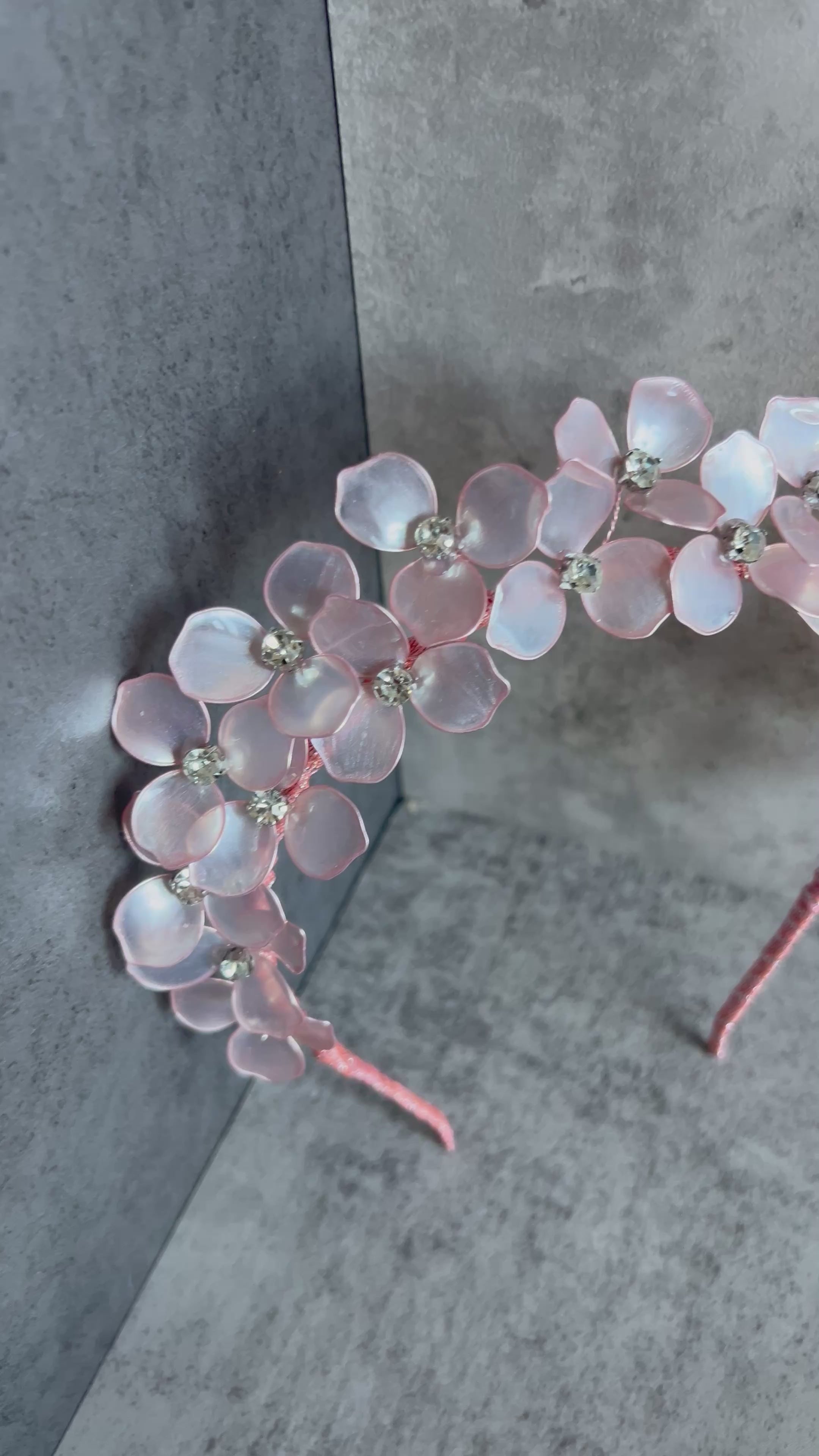 Rose Gold Flower Crown