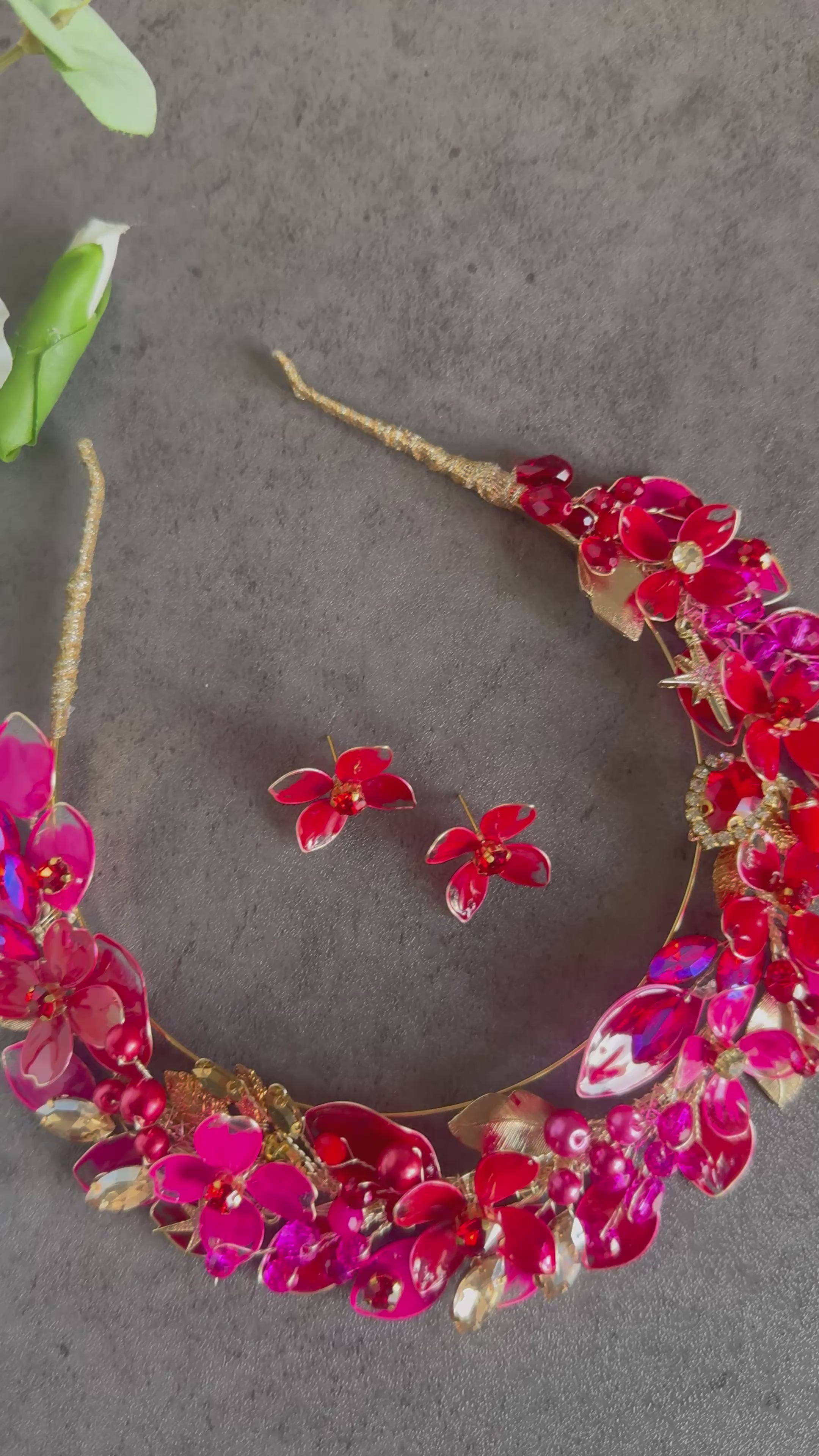 Red and Fucshia