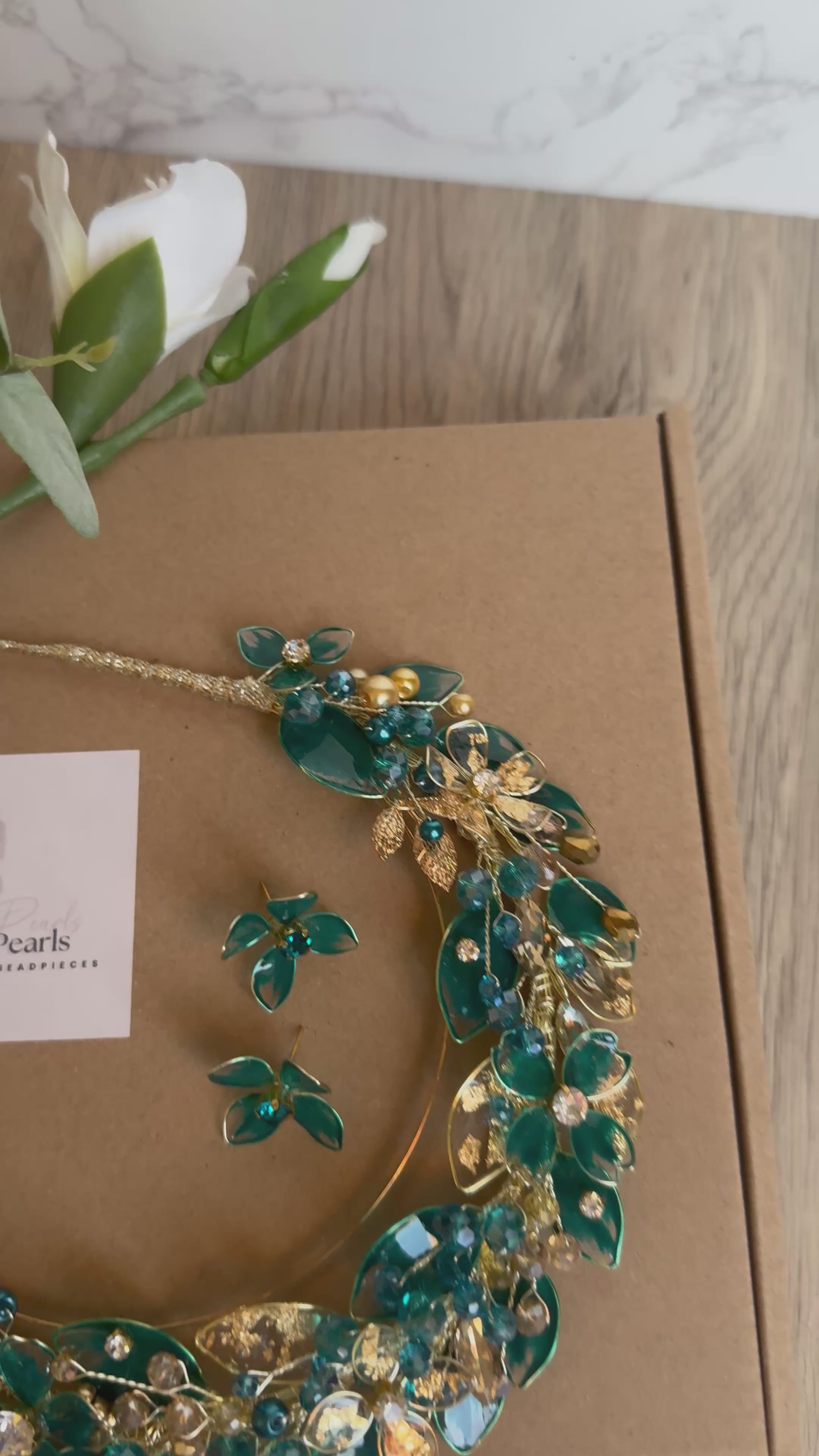 Teal and Gold Halo