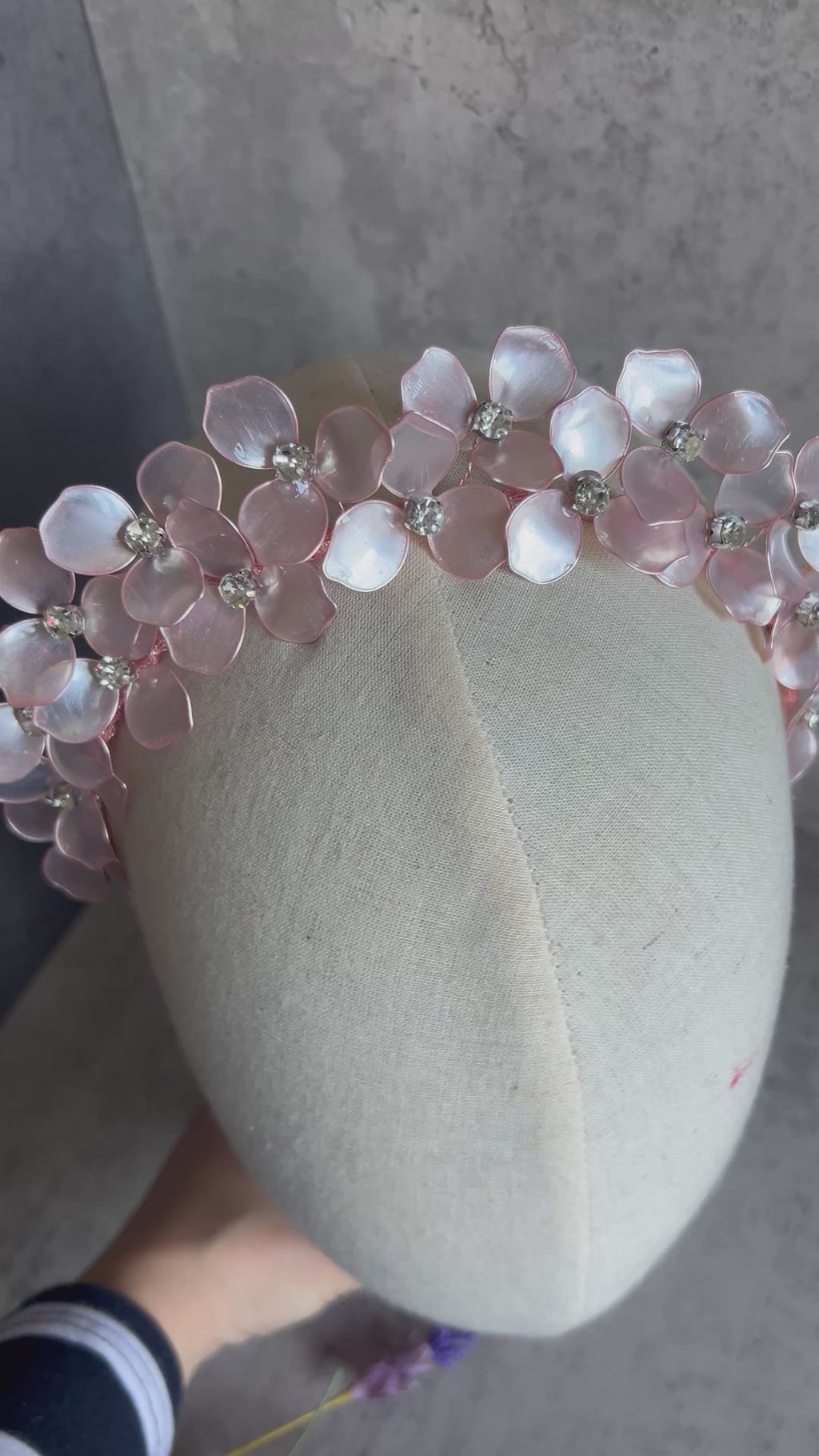 Rose Gold Flower Crown