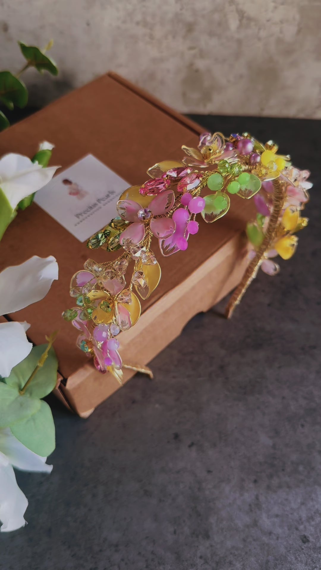 SPRING Wedding guest crown