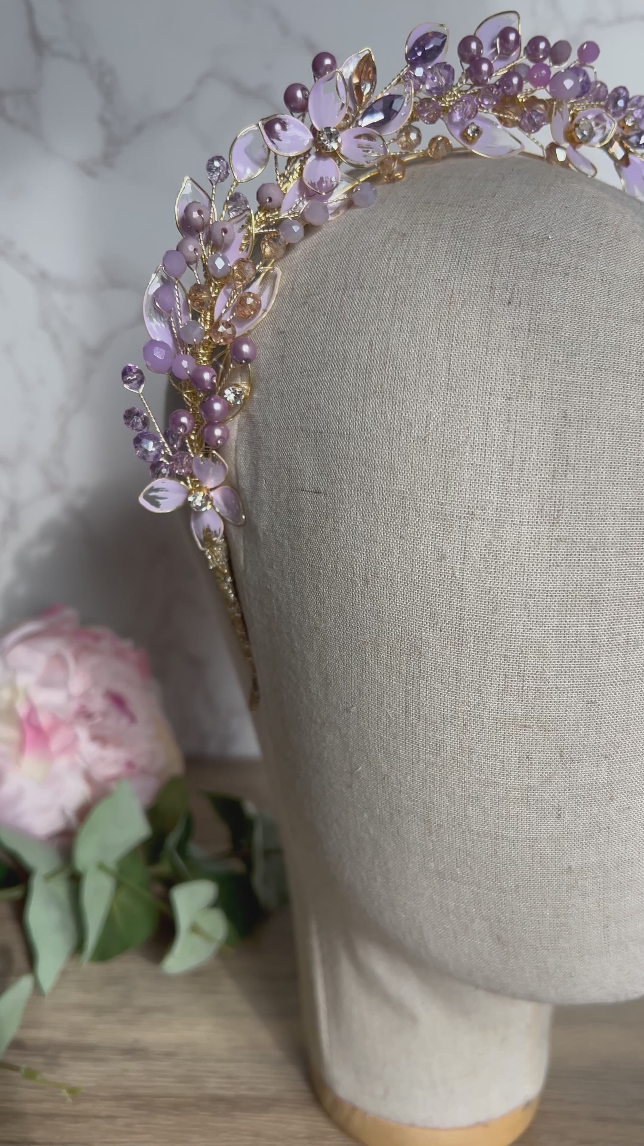 VIOLETTE STUNNING WEDDING GUEST HEADPIECE