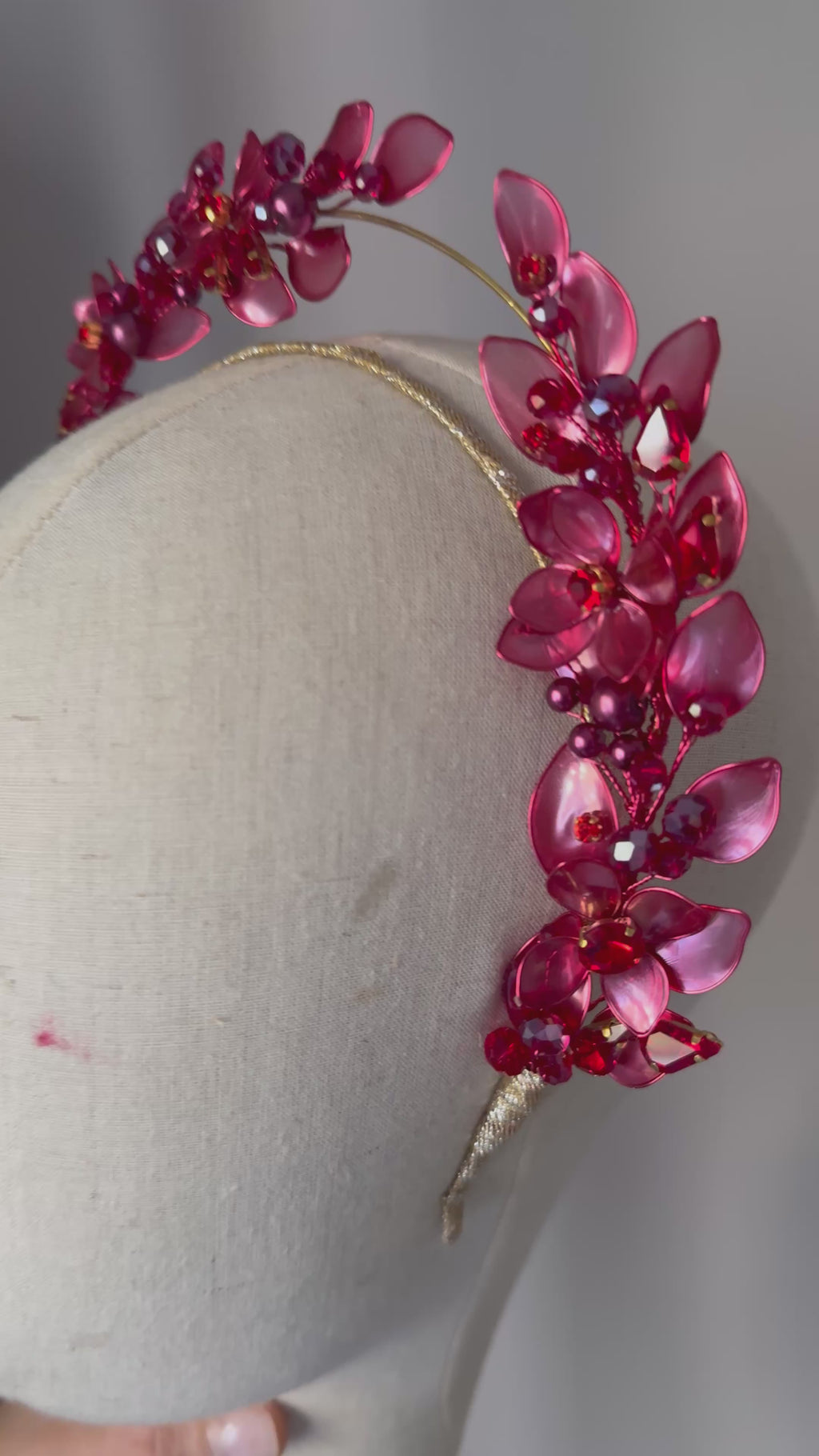 Burgundy Red Halo